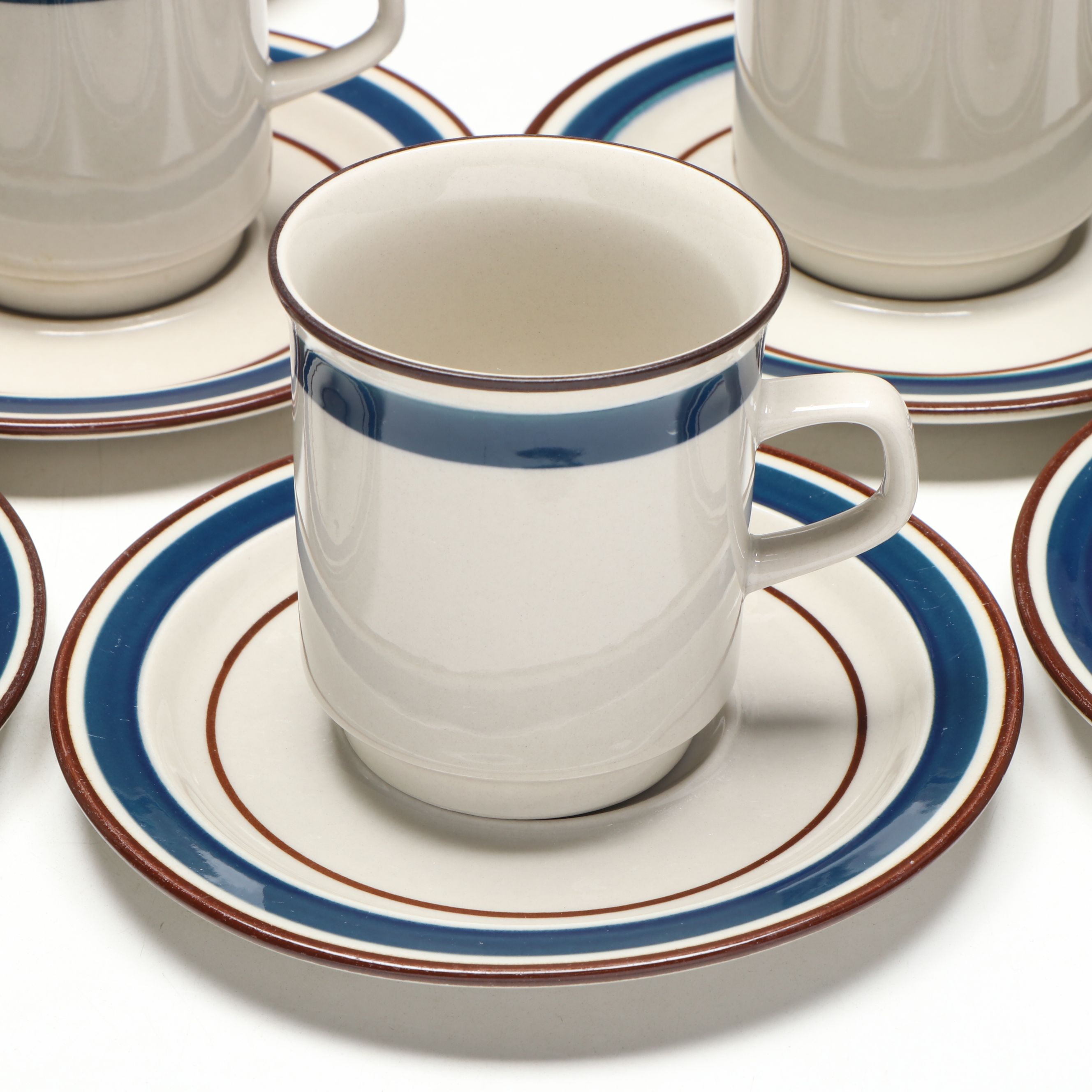 "A Journey Blue" Japan Stoneware Dinnerware and Mugs