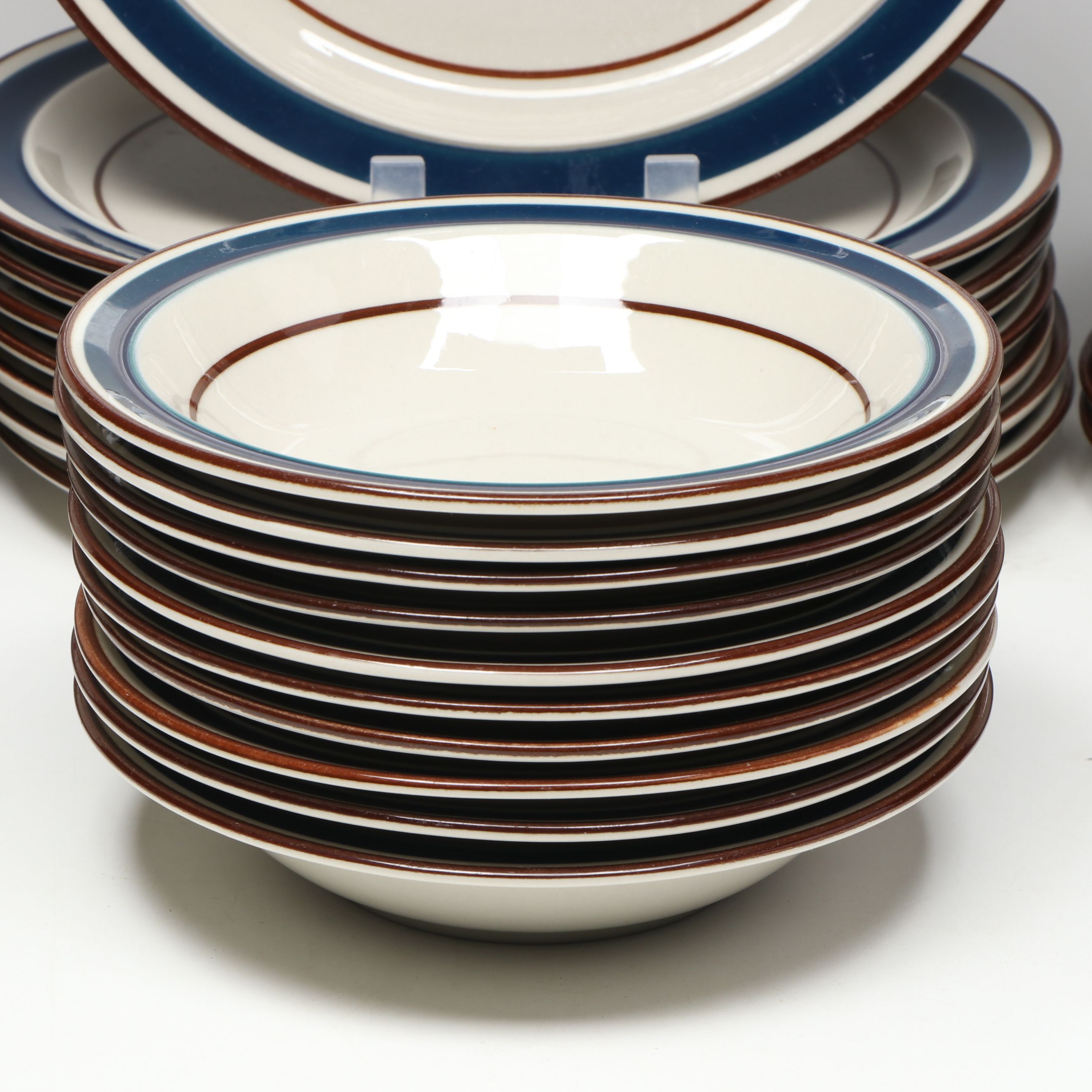 "A Journey Blue" Japan Stoneware Dinnerware and Mugs