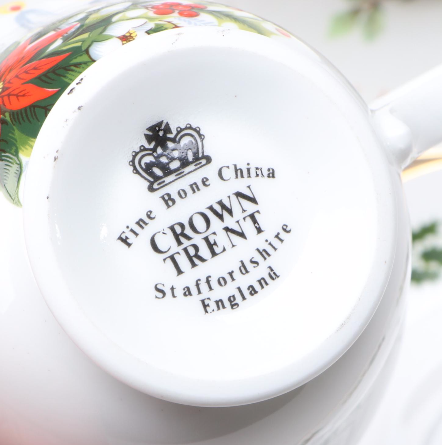 Johnson Bros. "The Friendly Village" and Other Assorted Tea Cups and Saucers