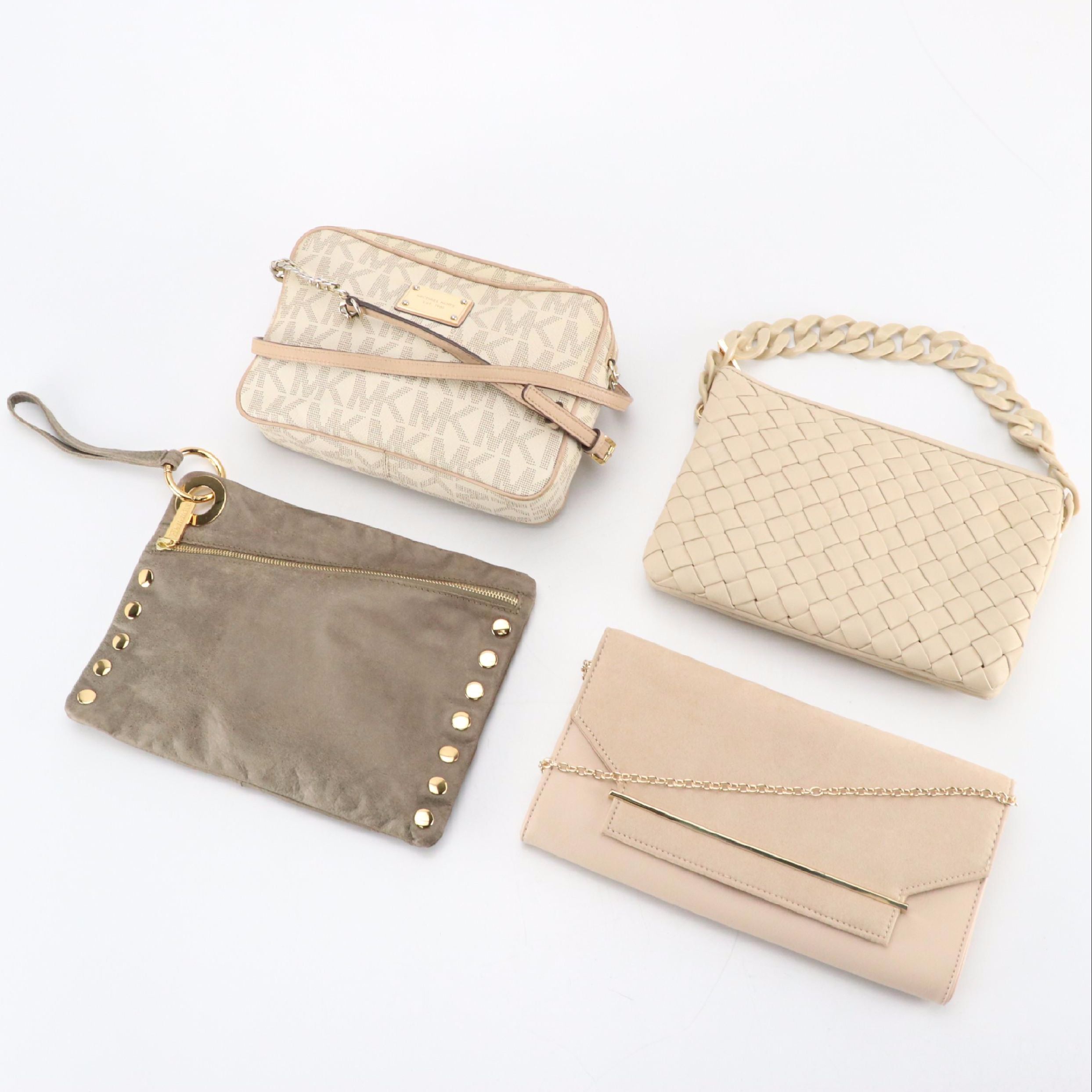 Michael Kors Signature Canvas Crossbody, Hammitt Studded Leather Clutch, More