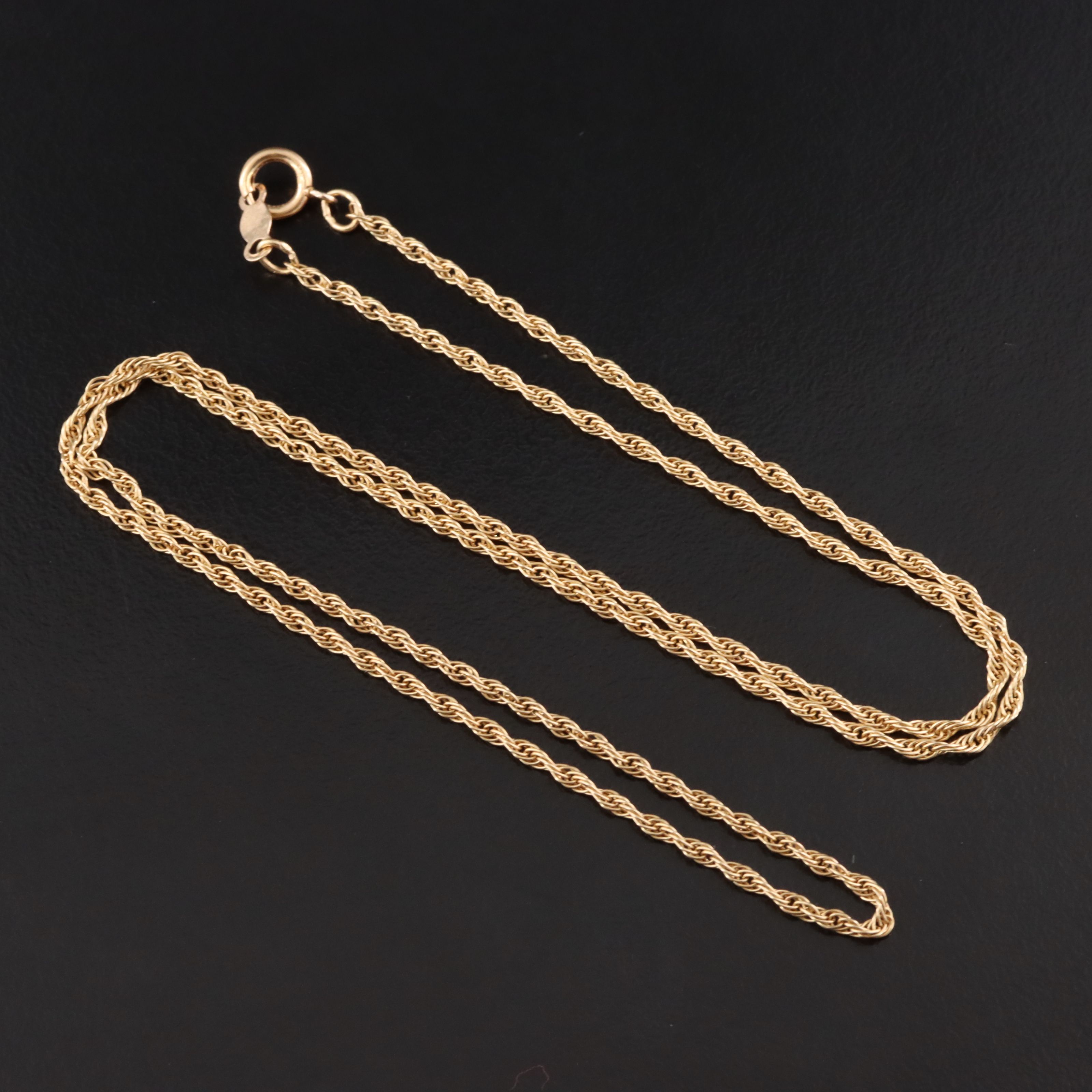 14K Singapore Chain Necklace
