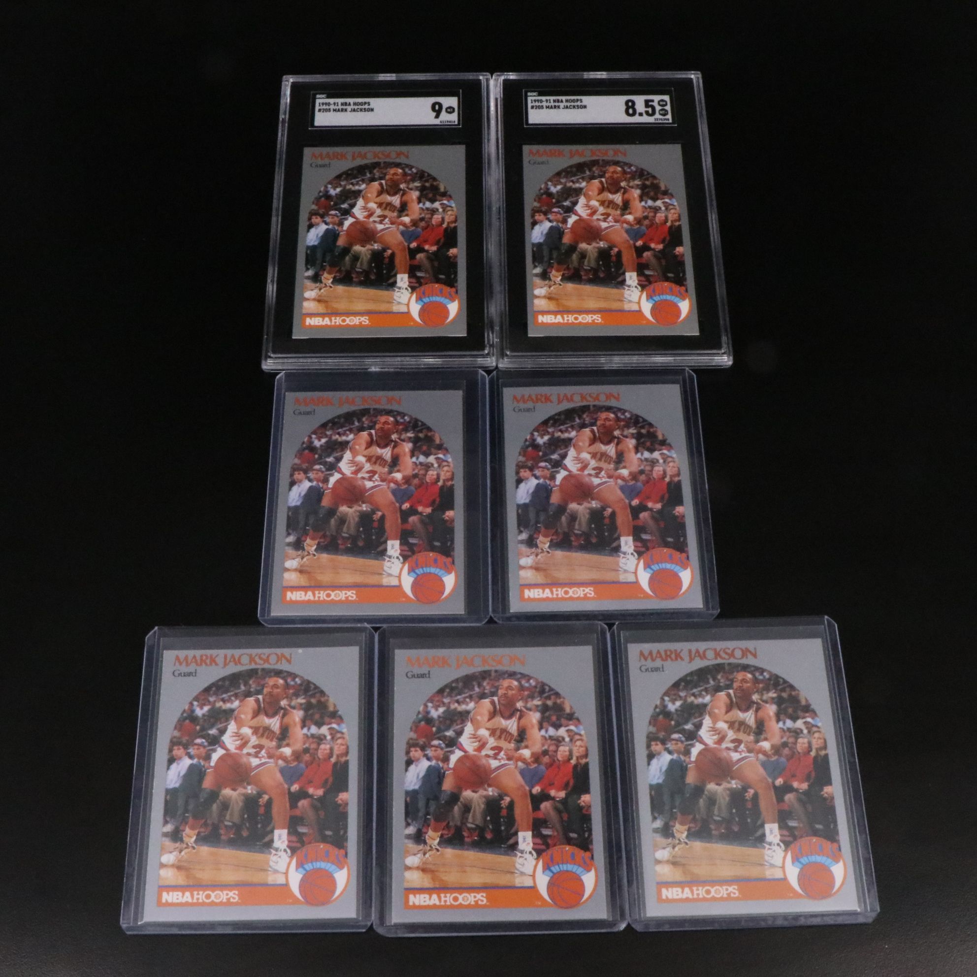 1990-91 NBA Hoops Mark Jackson Basketball Cards Featuring The Menendez Brothers