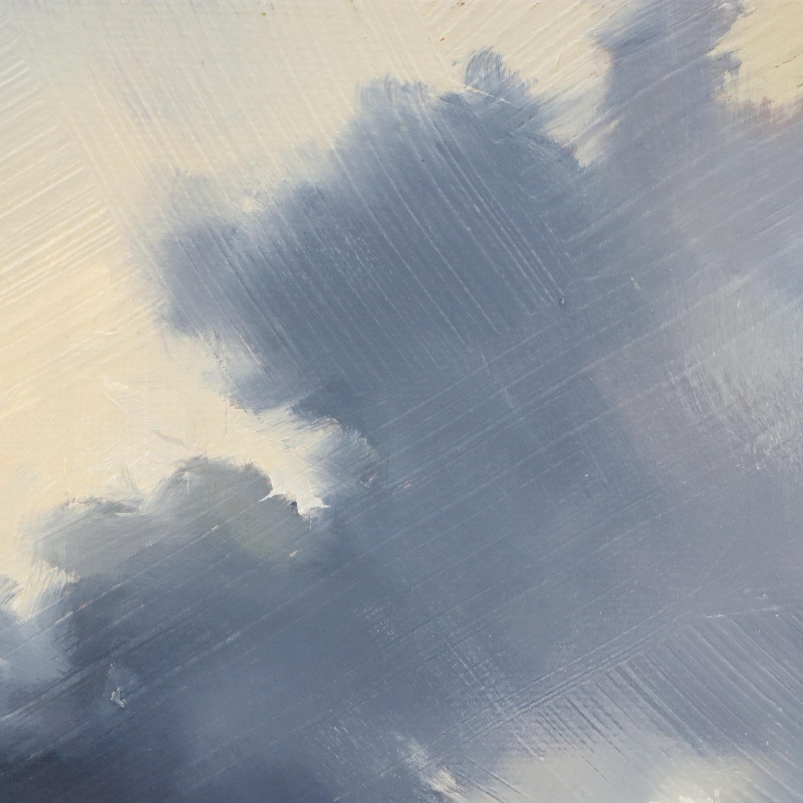 Inga Kovalenko Cloudy Landscape Oil Painting, 2025