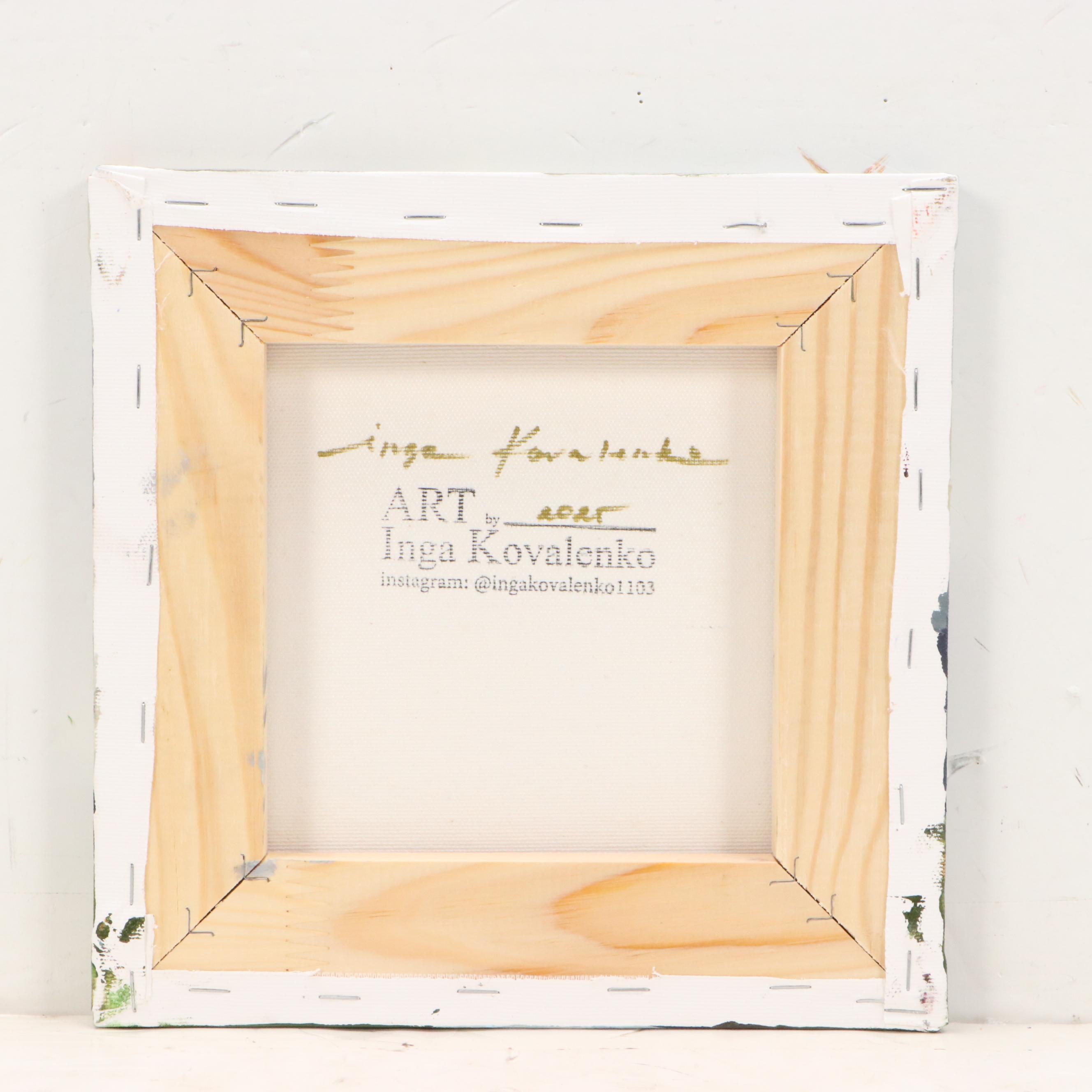 Inga Kovalenko Cloudy Landscape Oil Painting, 2025