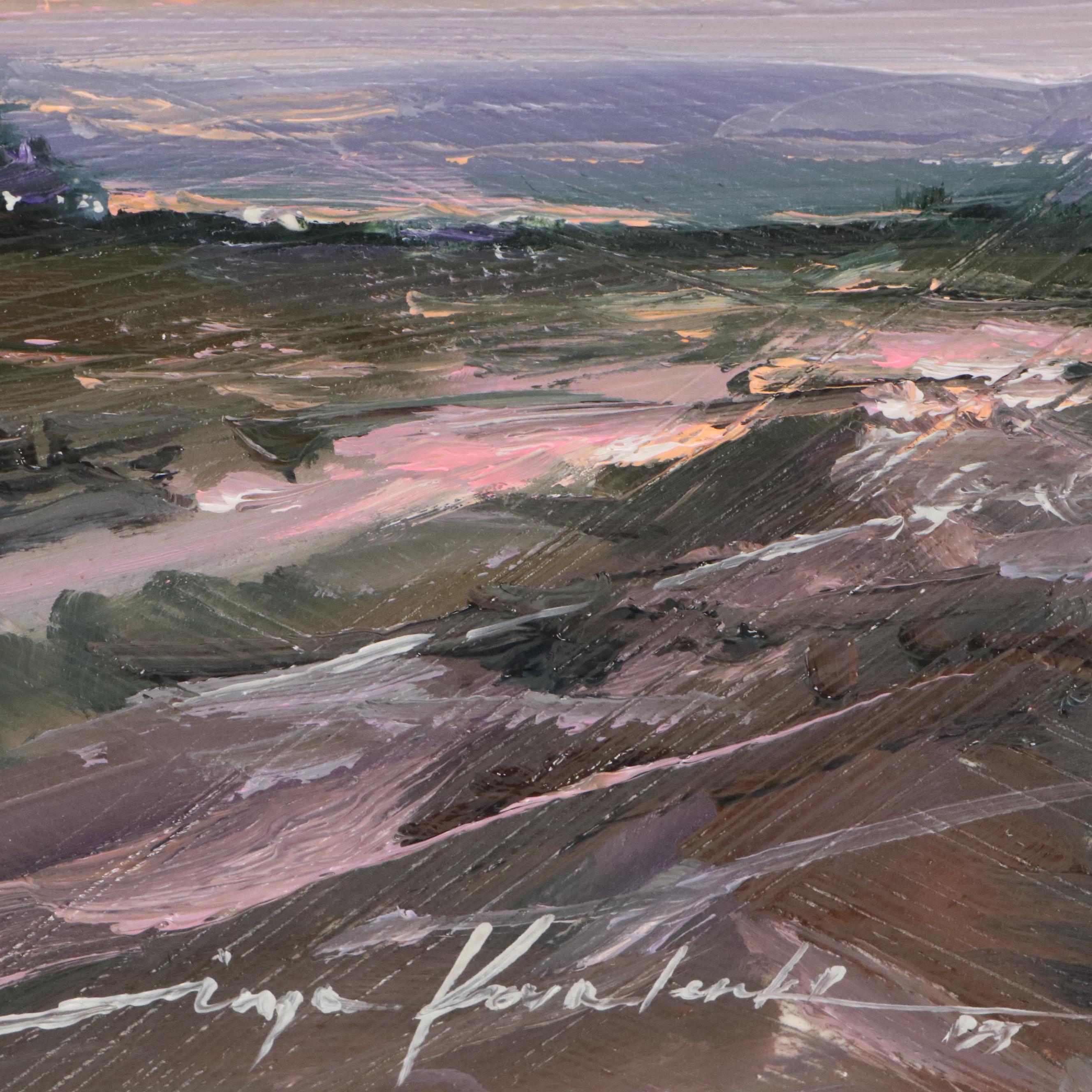 Inga Kovalenko Stormy Landscape Oil Painting, 2025