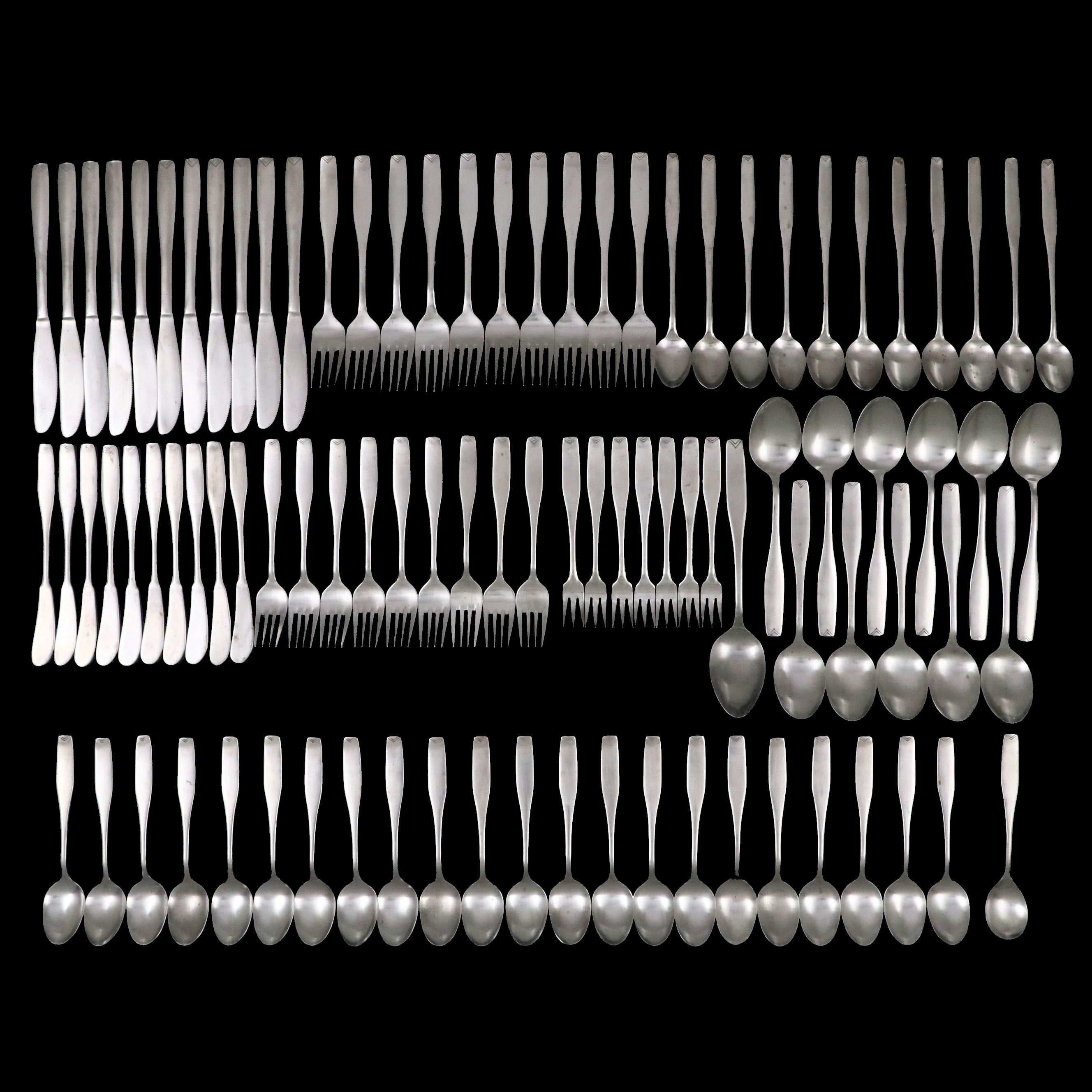 Cosmos Mid-Century Stainless Steel Flatware