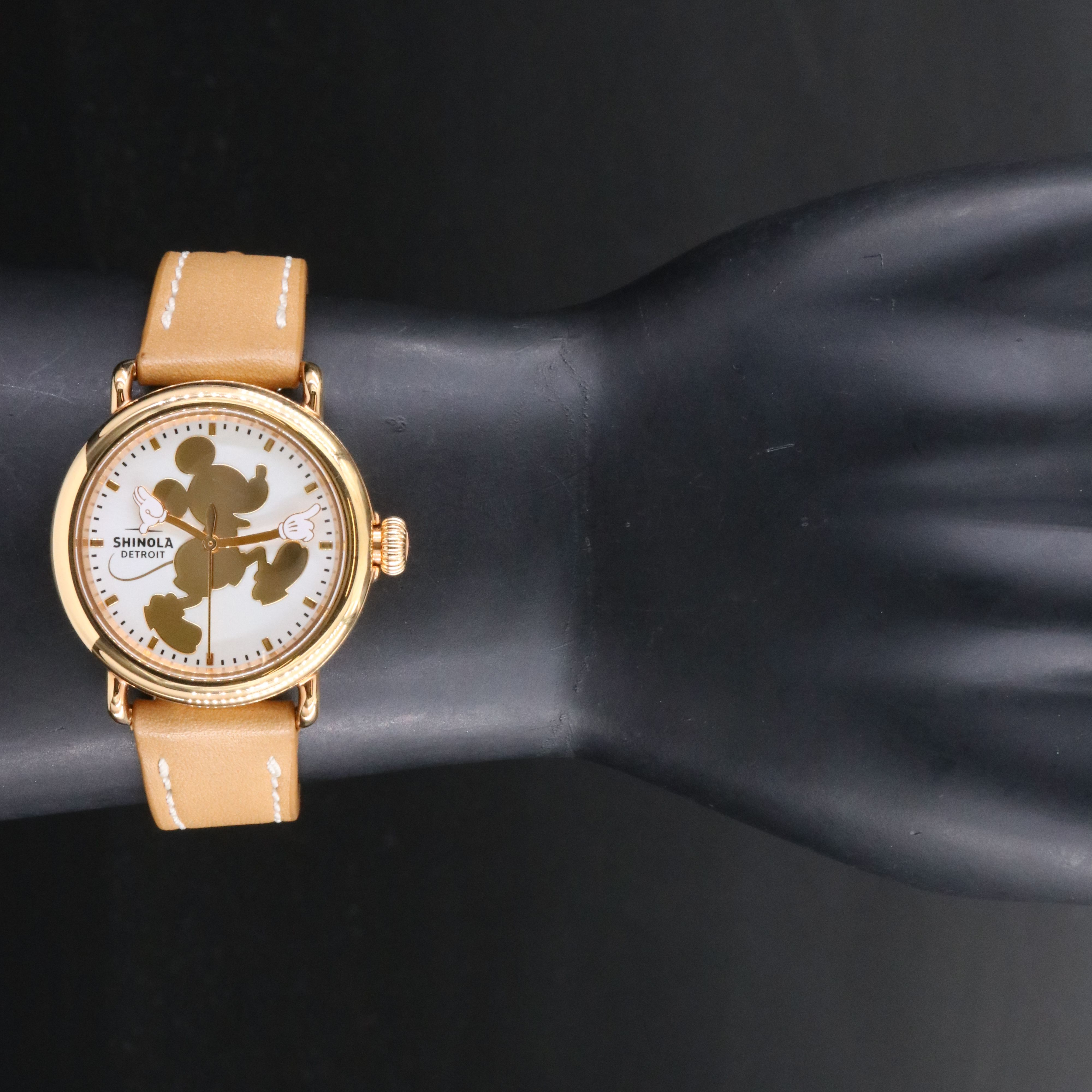 Shinola Mickey Mouse Tribute Watch & Disney 90 Years Celebration Package