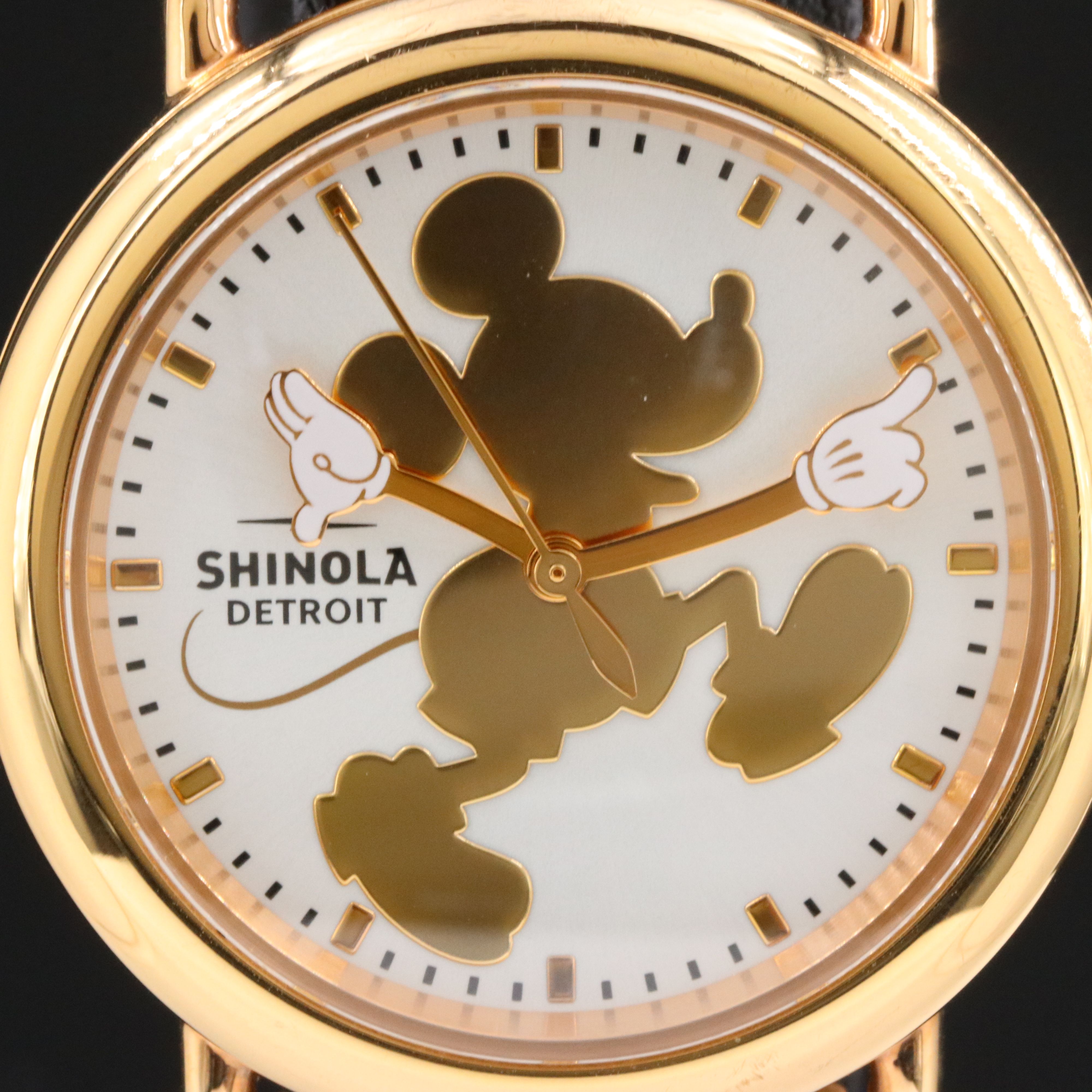Shinola Mickey Mouse Tribute Watch & Disney 90 Years Celebration Package