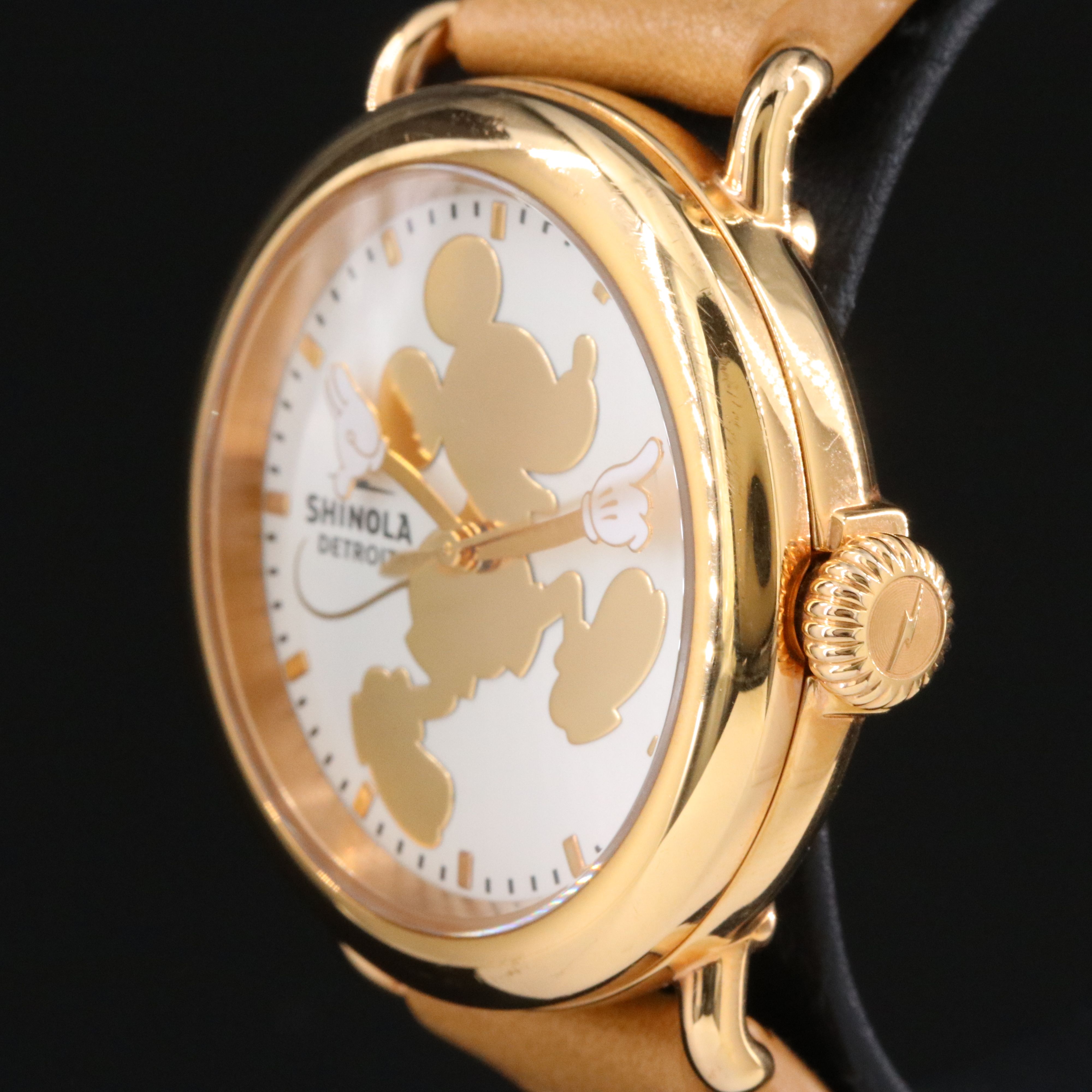 Shinola Mickey Mouse Tribute Watch & Disney 90 Years Celebration Package