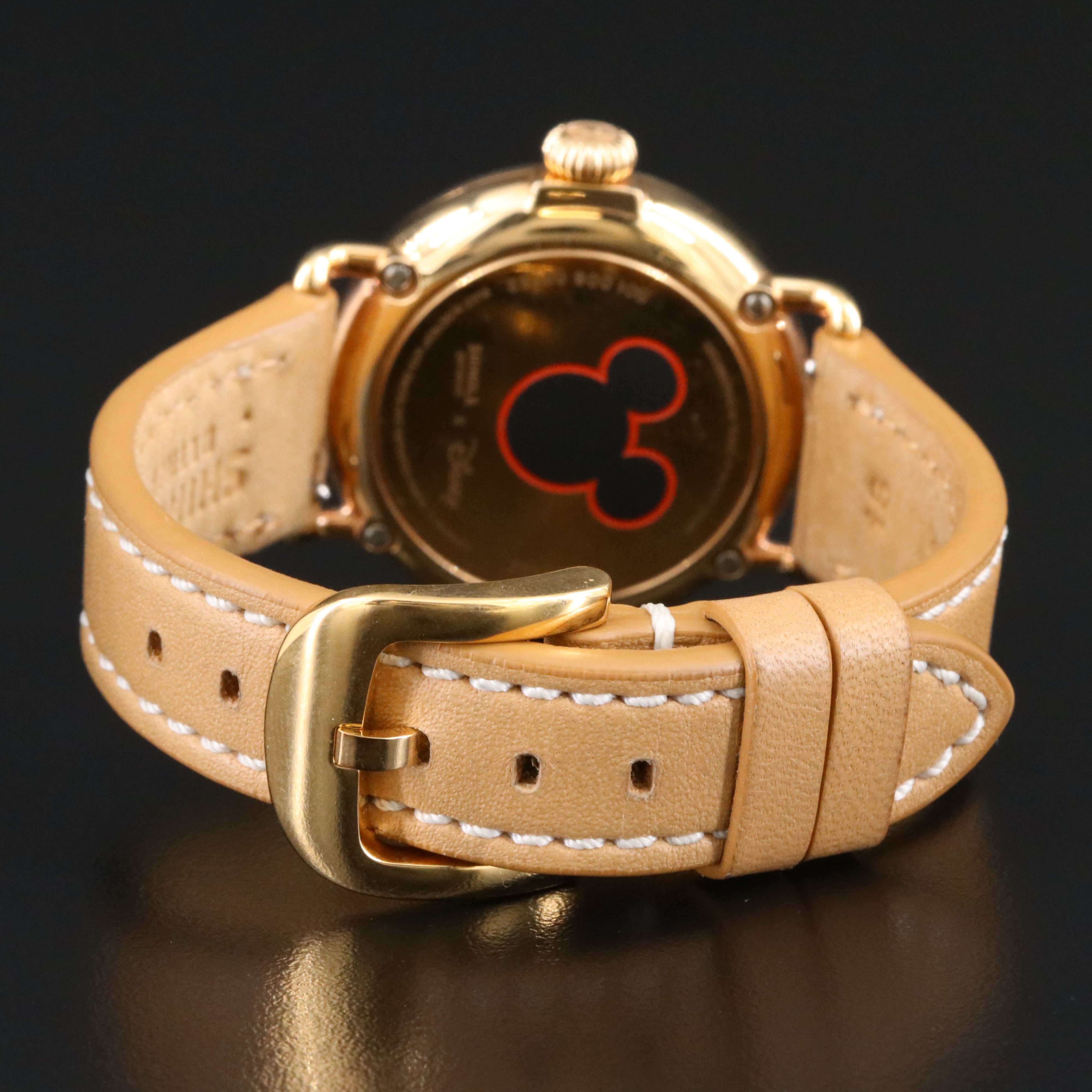 Shinola Mickey Mouse Tribute Watch & Disney 90 Years Celebration Package