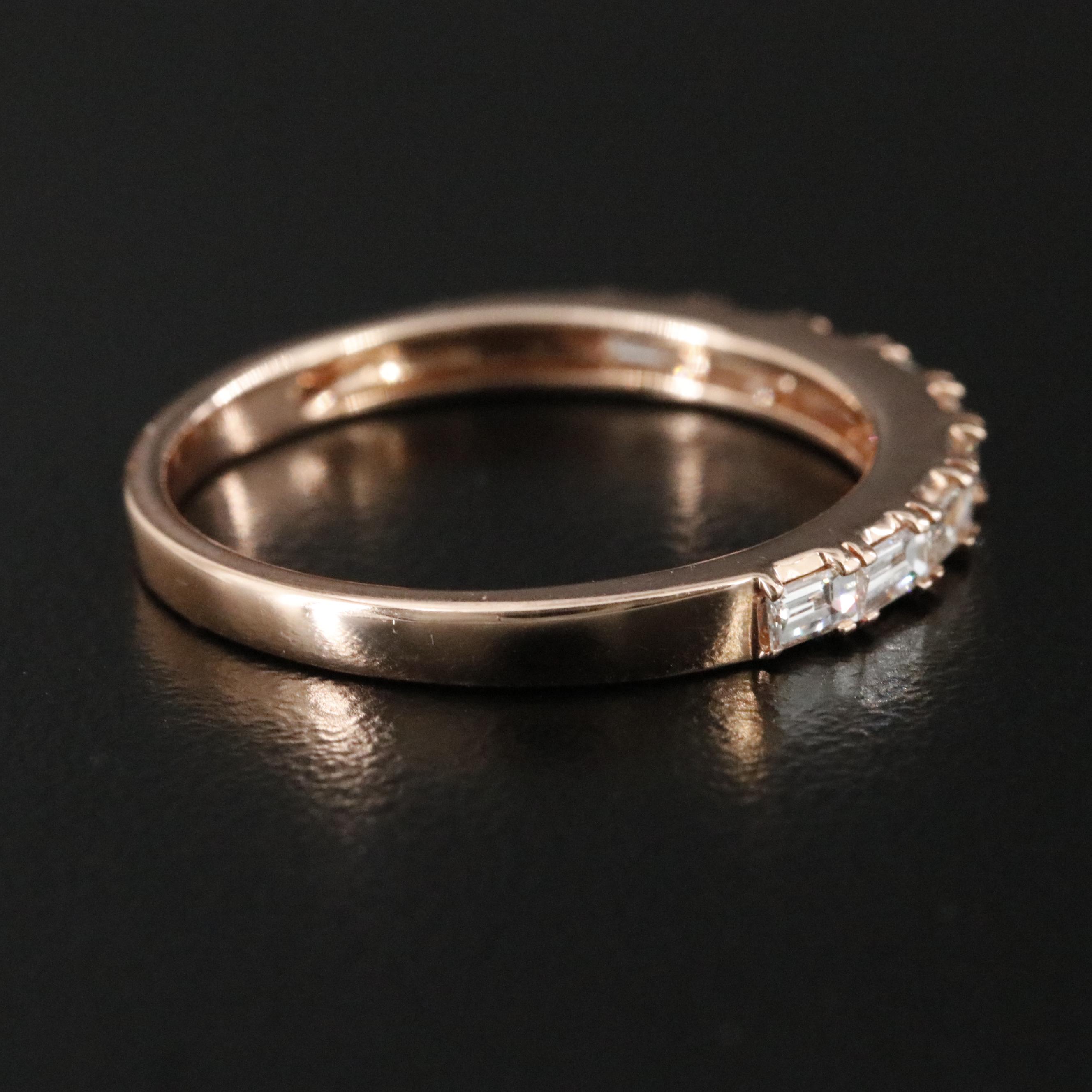 14K Rose Gold 0.50 CTW Diamond Ring