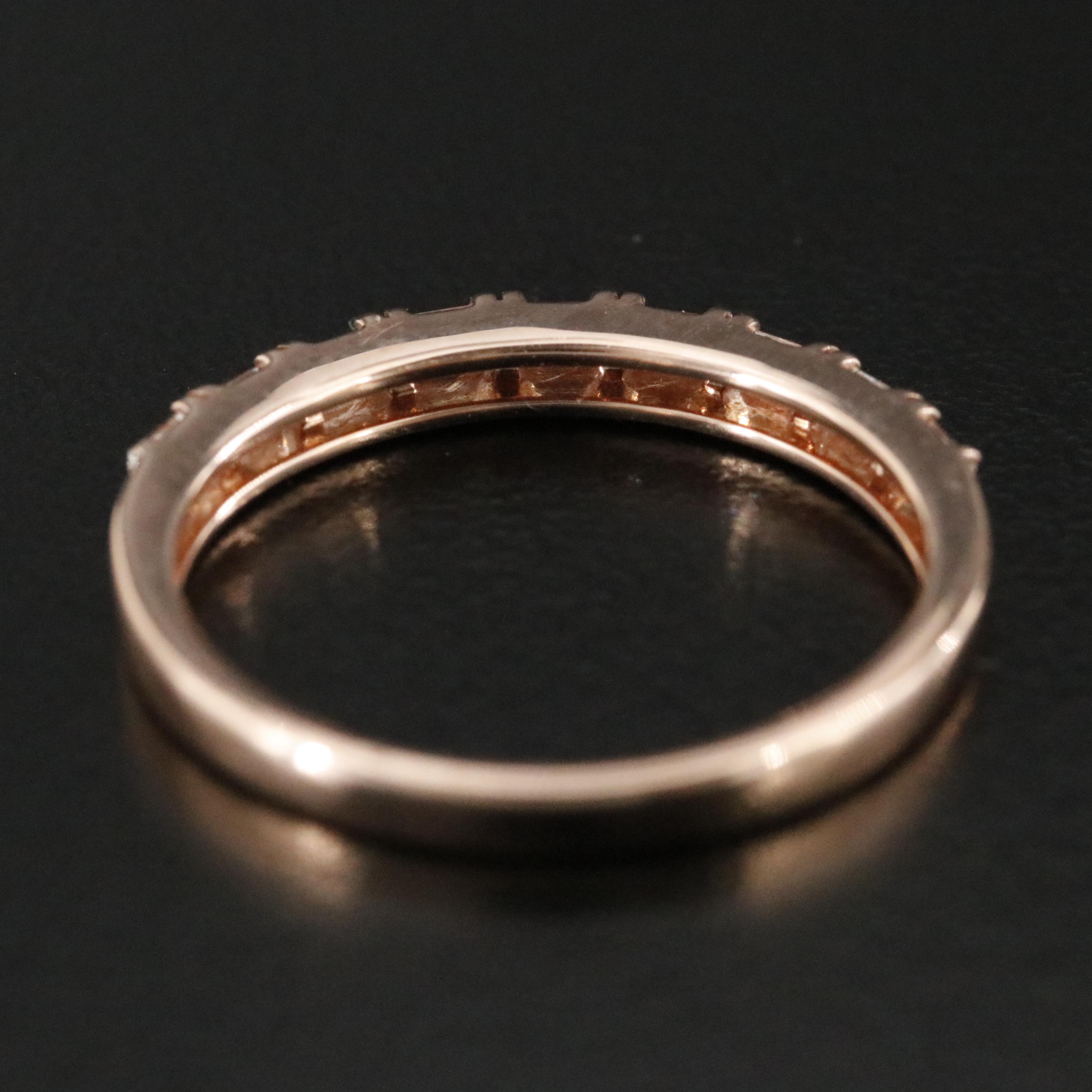 14K Rose Gold 0.50 CTW Diamond Ring