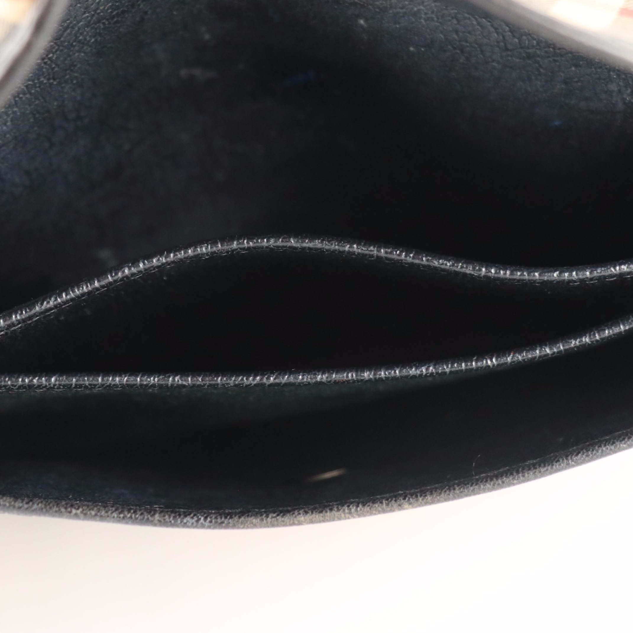 Burberrys Haymarket Check and Leather Zip Pouch and Snap Wallet