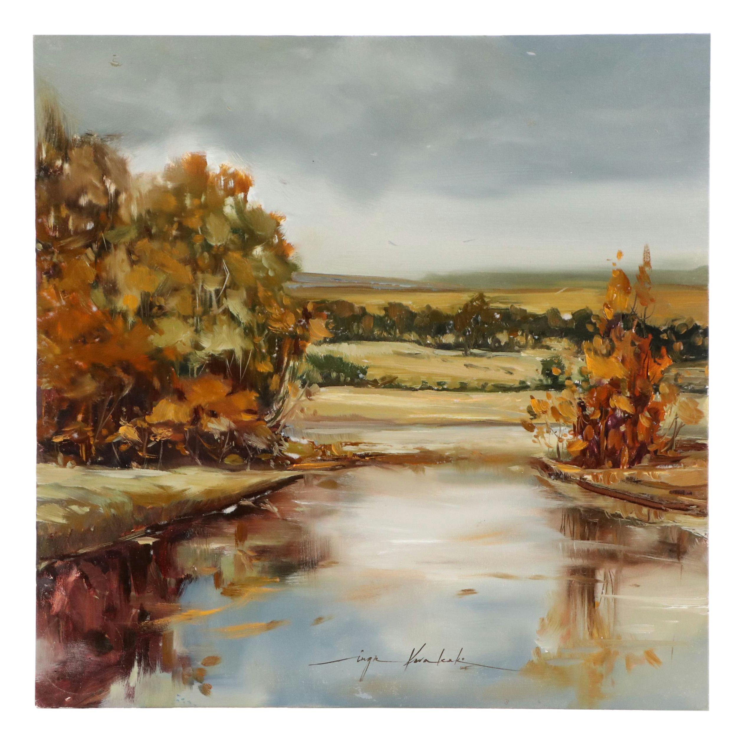 Inga Kovalenko Landscape Oil Painting, 2025