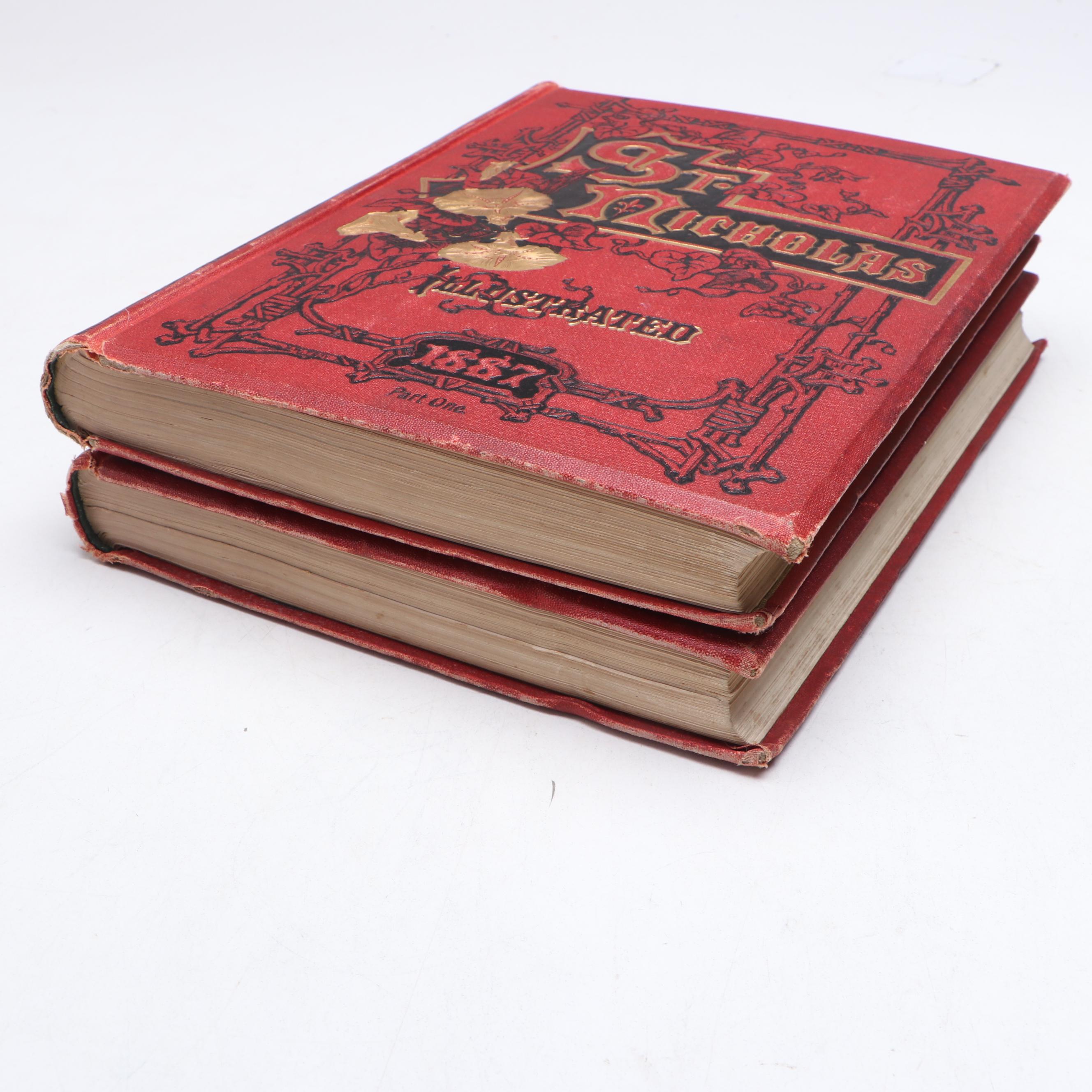 "St. Nicholas: An Illustrated Magazine" Vol. XIV Two-Volume Set, 1887