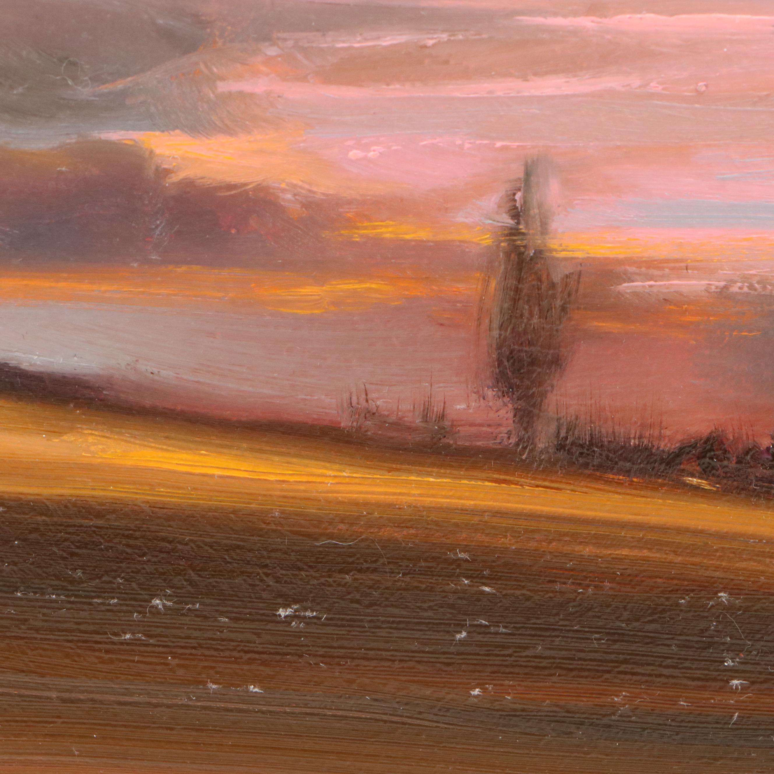 Inga Kovalenko Sunset Landscape Oil Painting, 2025