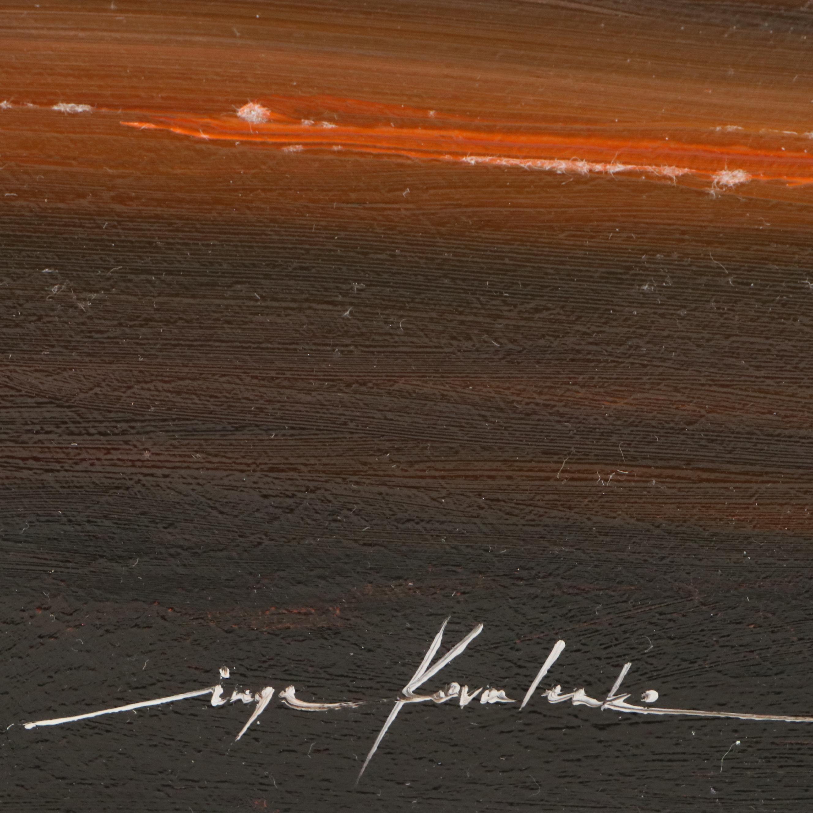 Inga Kovalenko Sunset Landscape Oil Painting, 2025