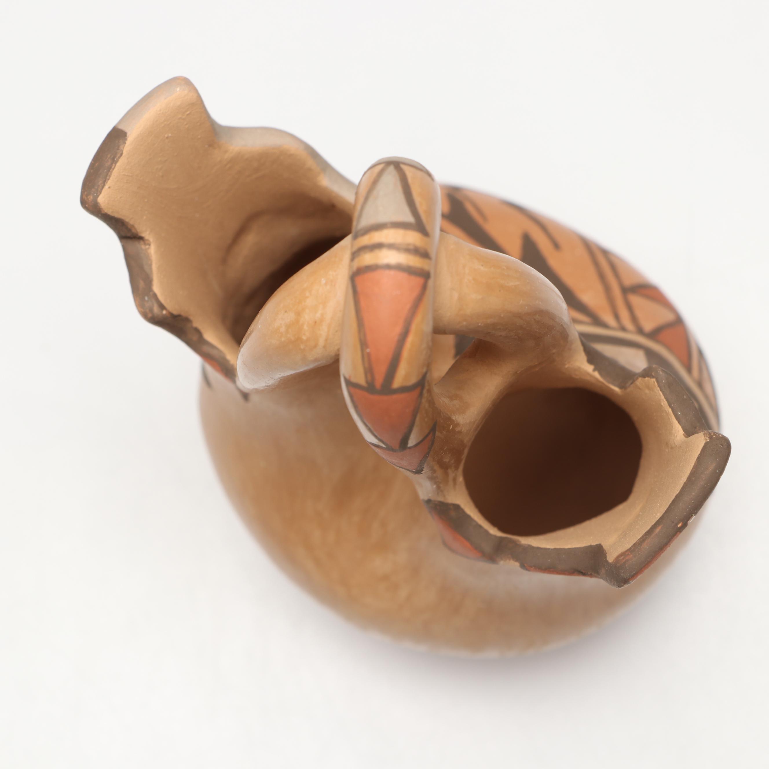 Juanita Fragua and Marie Chinana Jemez Pueblo Pottery Vases