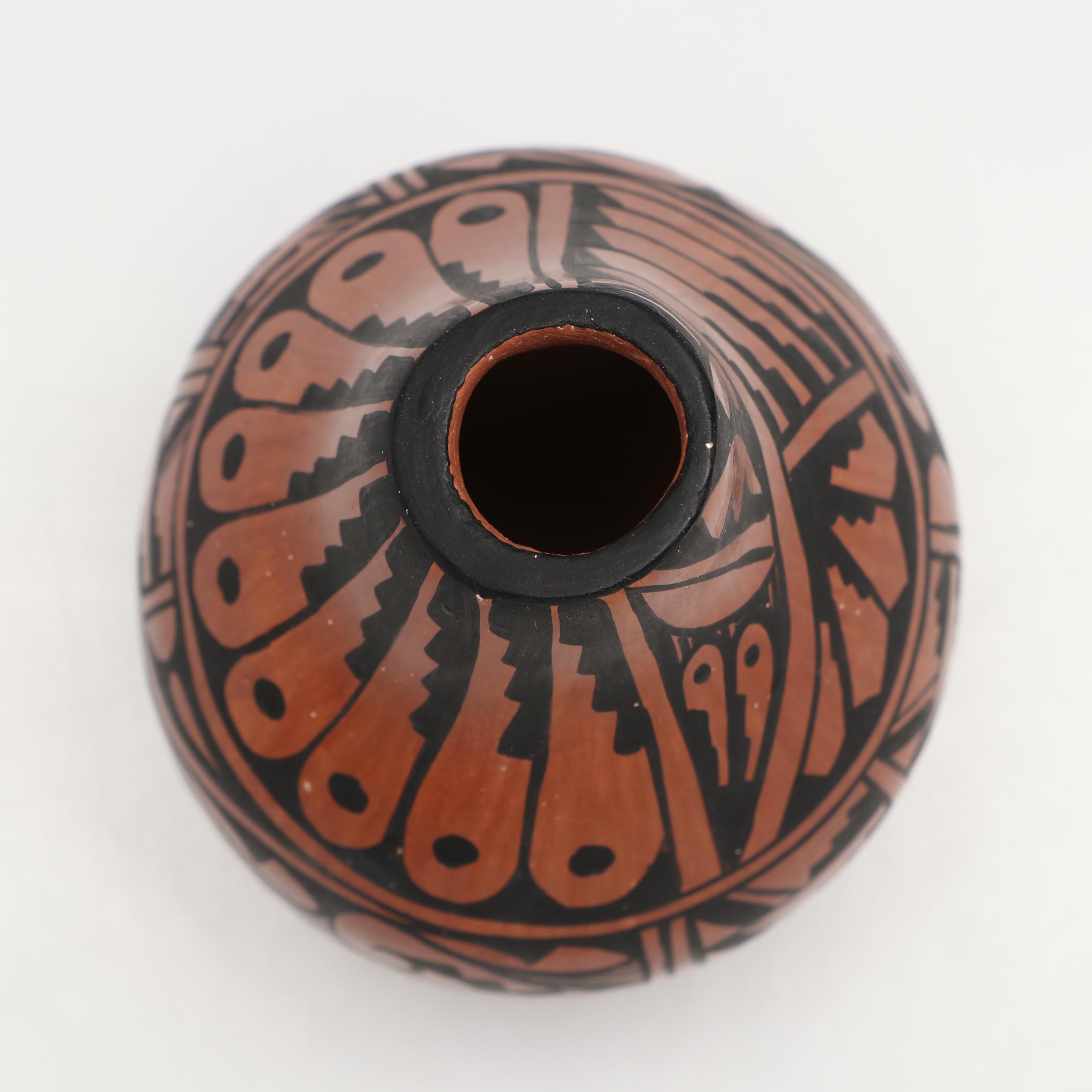 Juanita Fragua and Marie Chinana Jemez Pueblo Pottery Vases