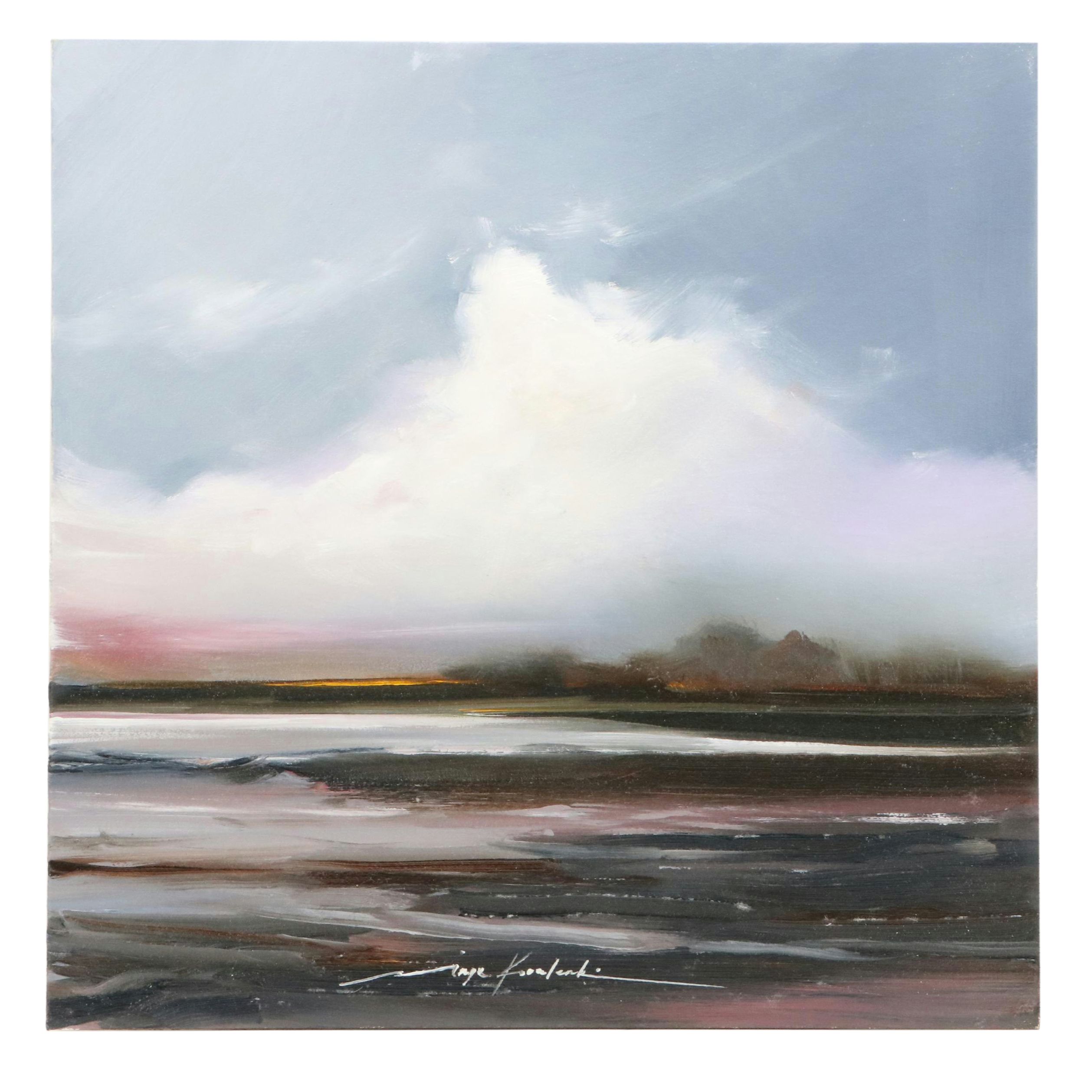 Inga Kovalenko Cloudscape Oil Painting, 2025