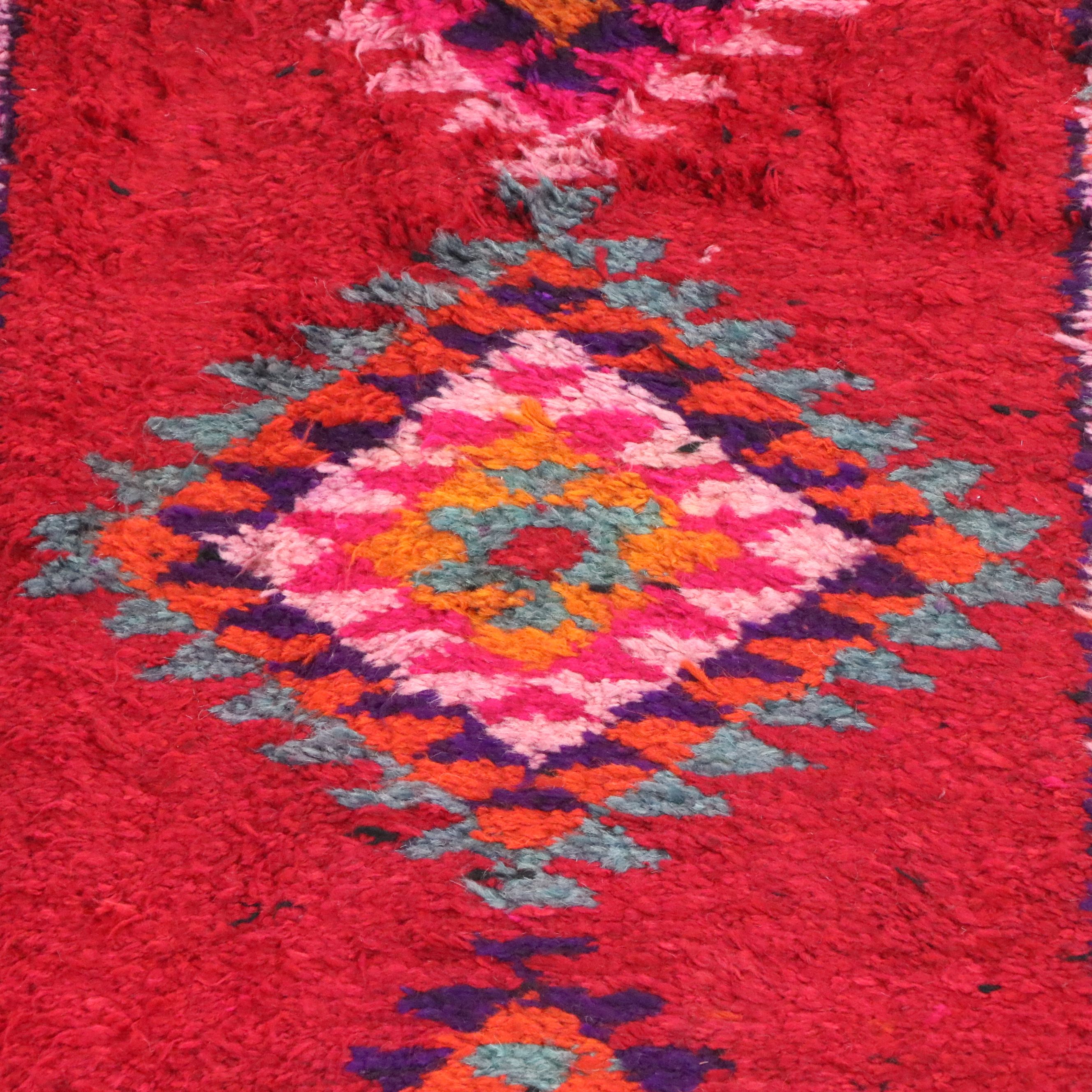 2'11 x 12'1 Hand-Knotted Turkish Village Carpet Runner
