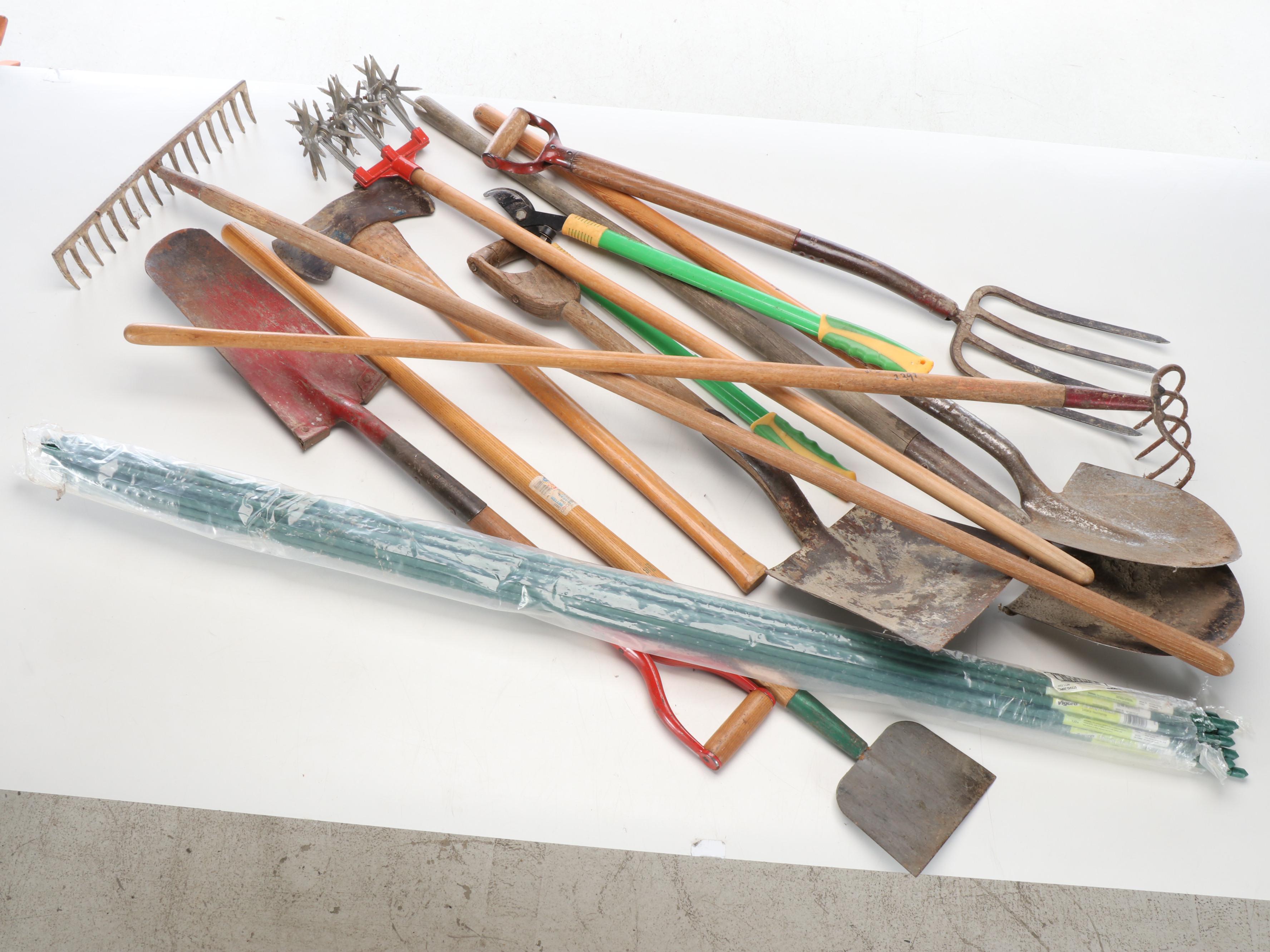 Union Scraper with Other Shovels, Cultivator, Rake and More Outdoor Tools