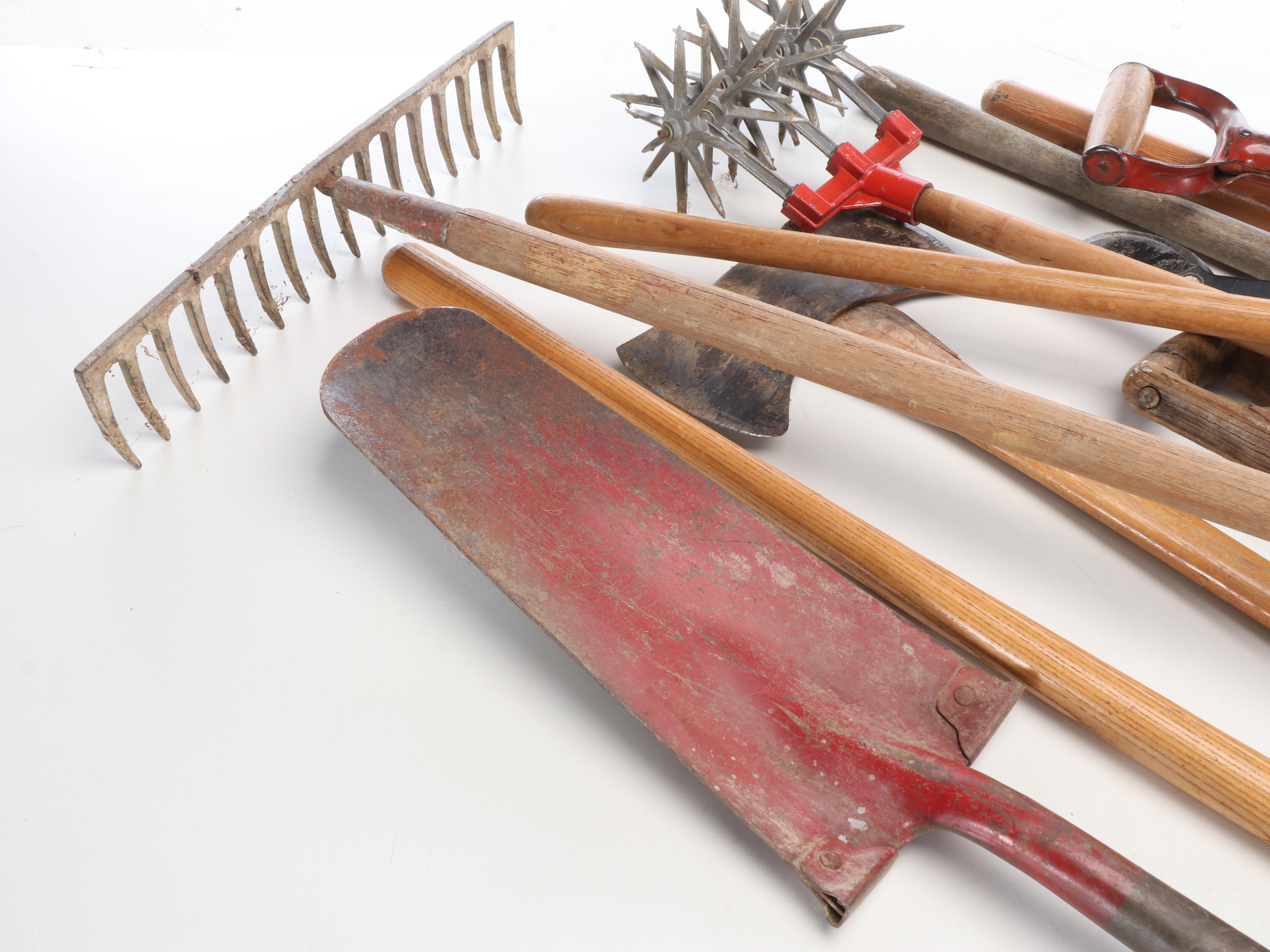 Union Scraper with Other Shovels, Cultivator, Rake and More Outdoor Tools