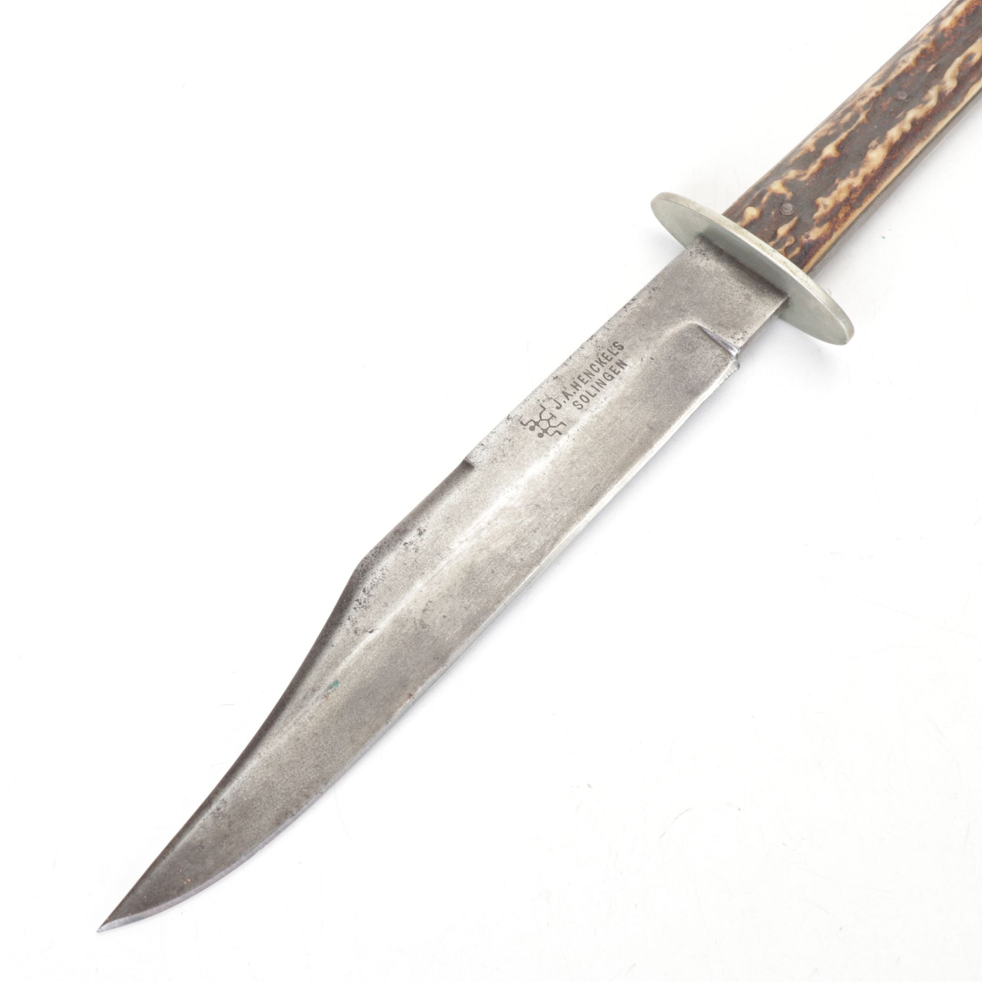Henckels and Other German Fixed Blade Knives with Antler Handles