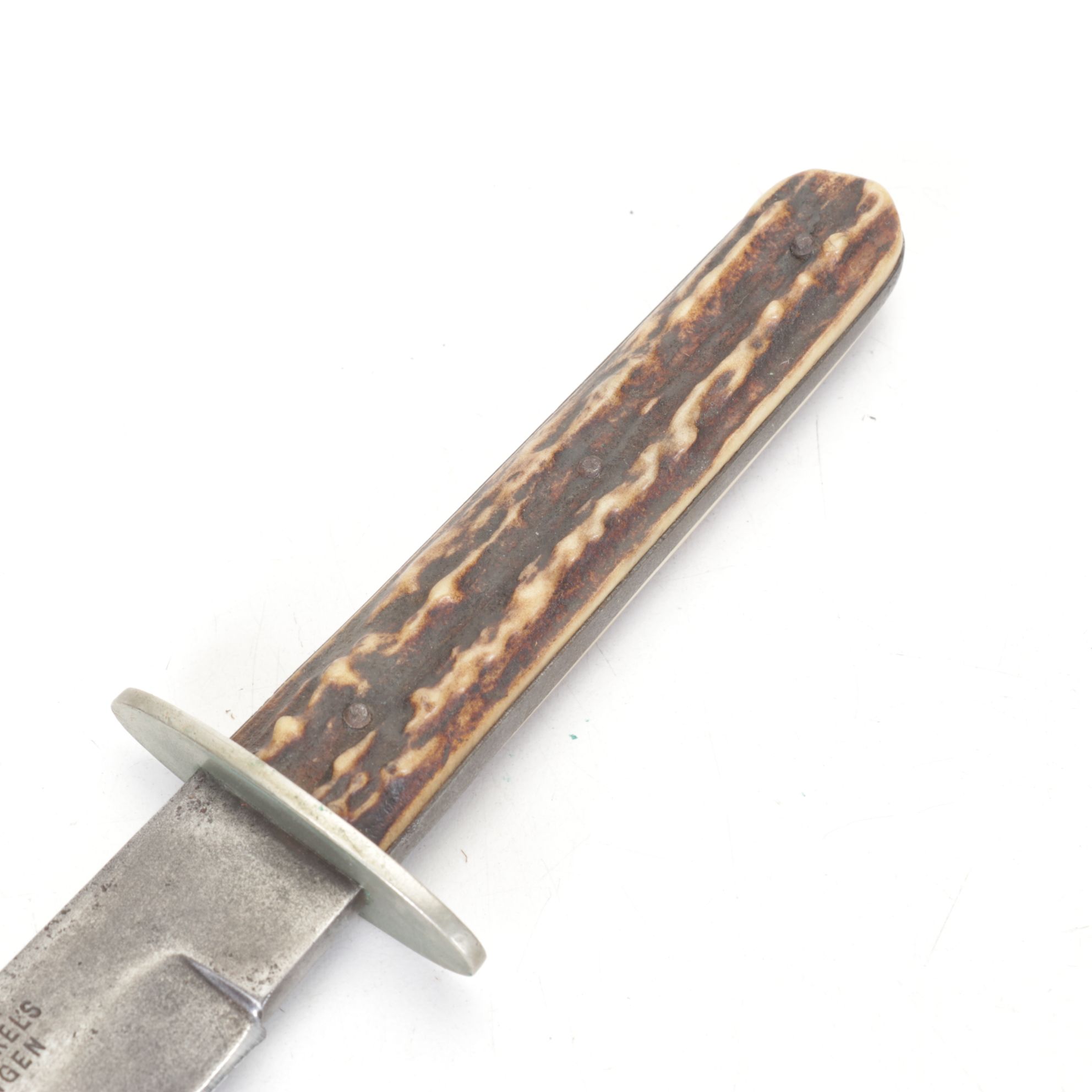 Henckels and Other German Fixed Blade Knives with Antler Handles