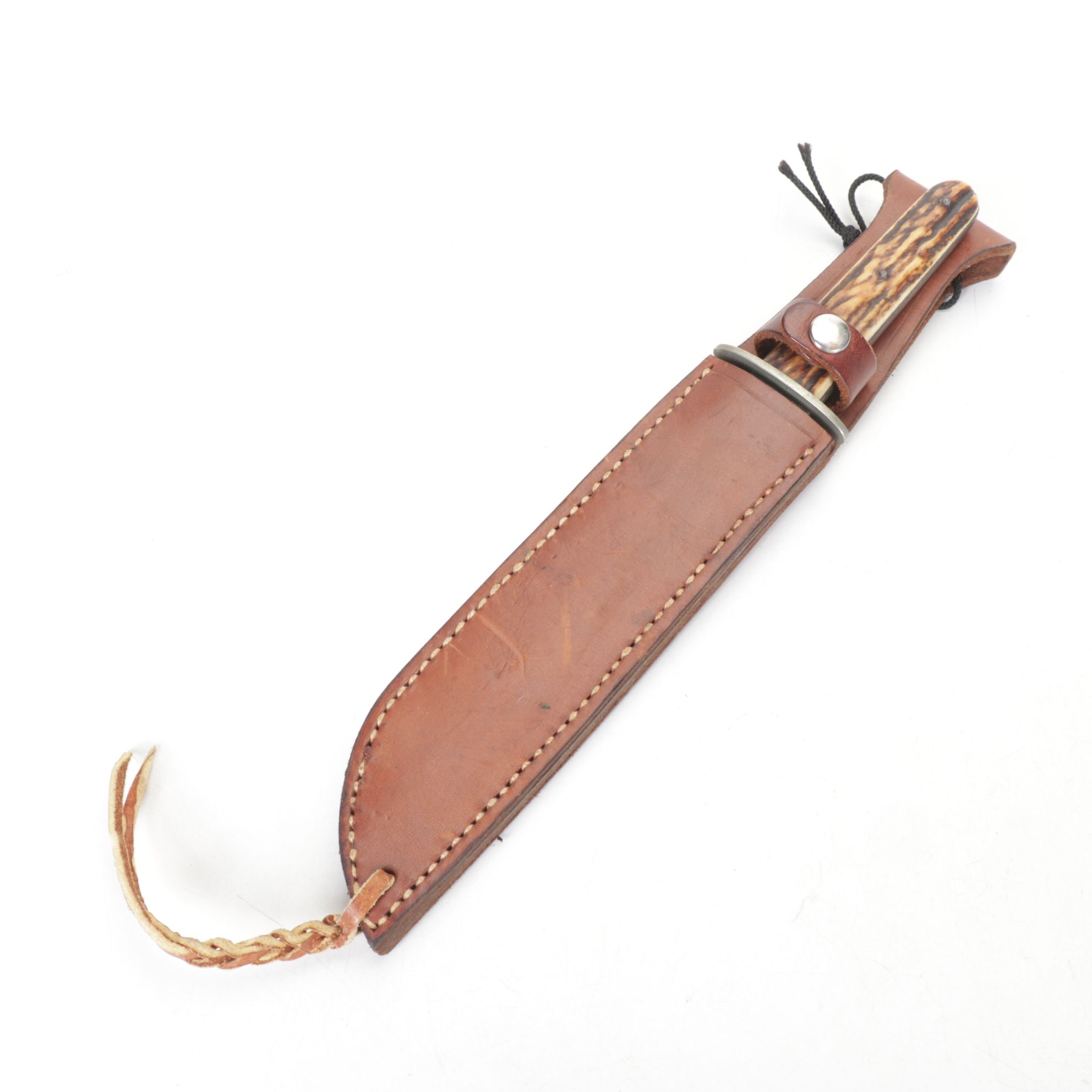 Henckels and Other German Fixed Blade Knives with Antler Handles