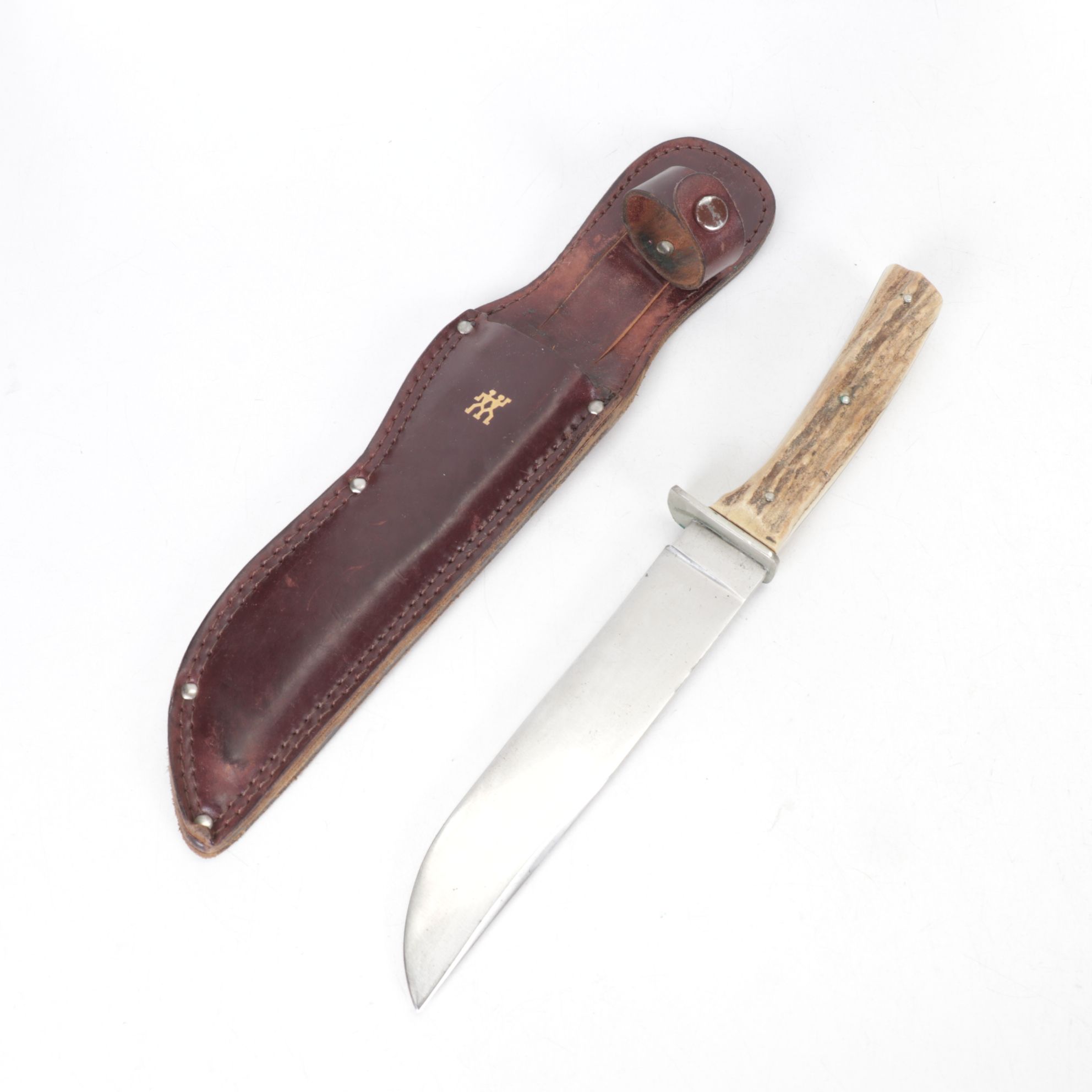 Henckels and Other German Fixed Blade Knives with Antler Handles