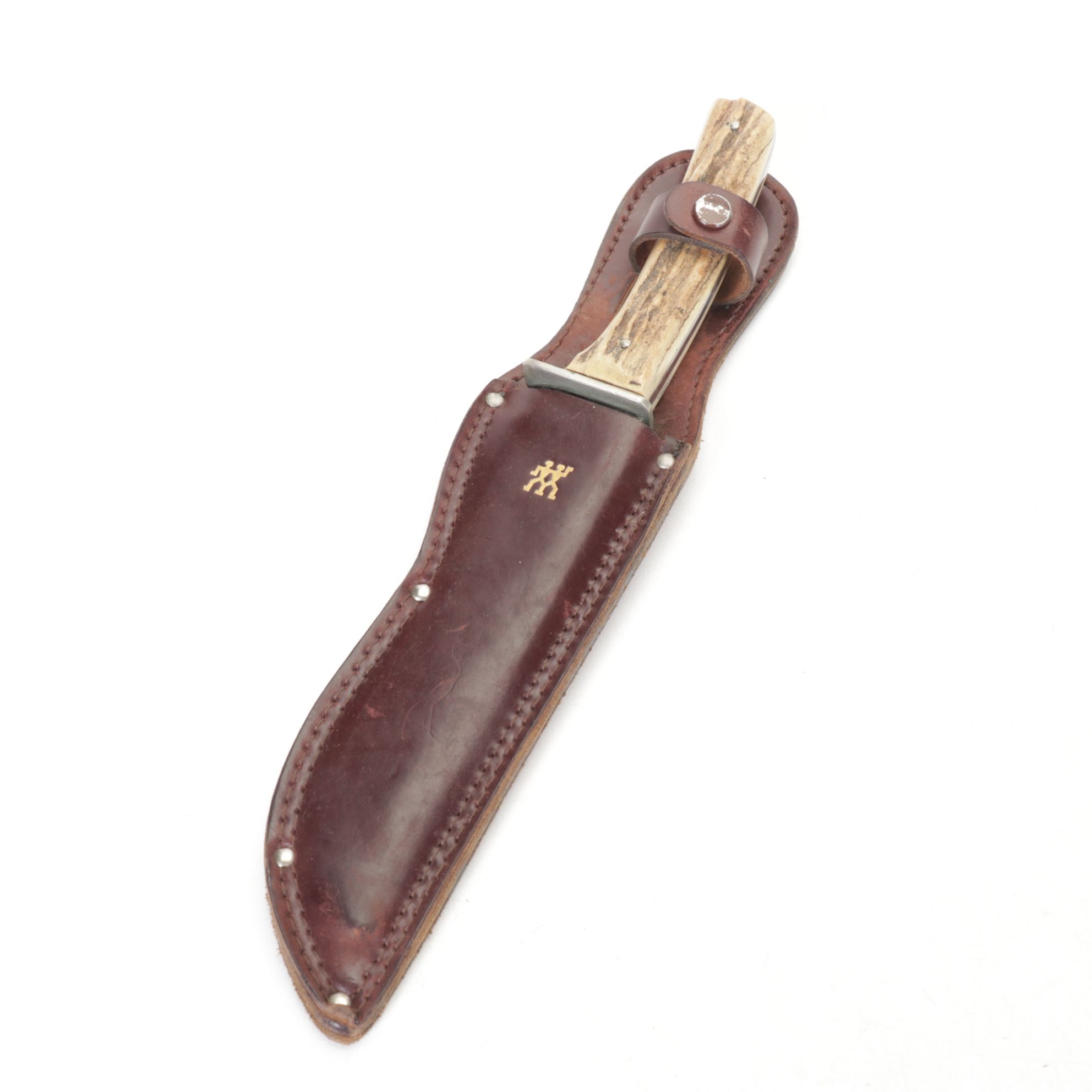 Henckels and Other German Fixed Blade Knives with Antler Handles