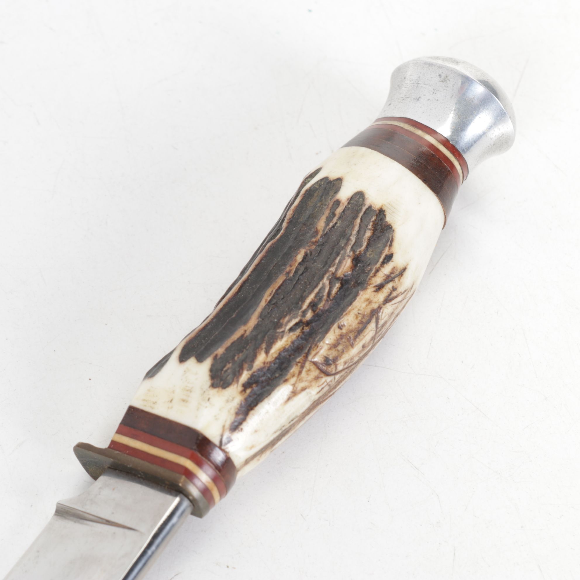 Henckels and Other German Fixed Blade Knives with Antler Handles