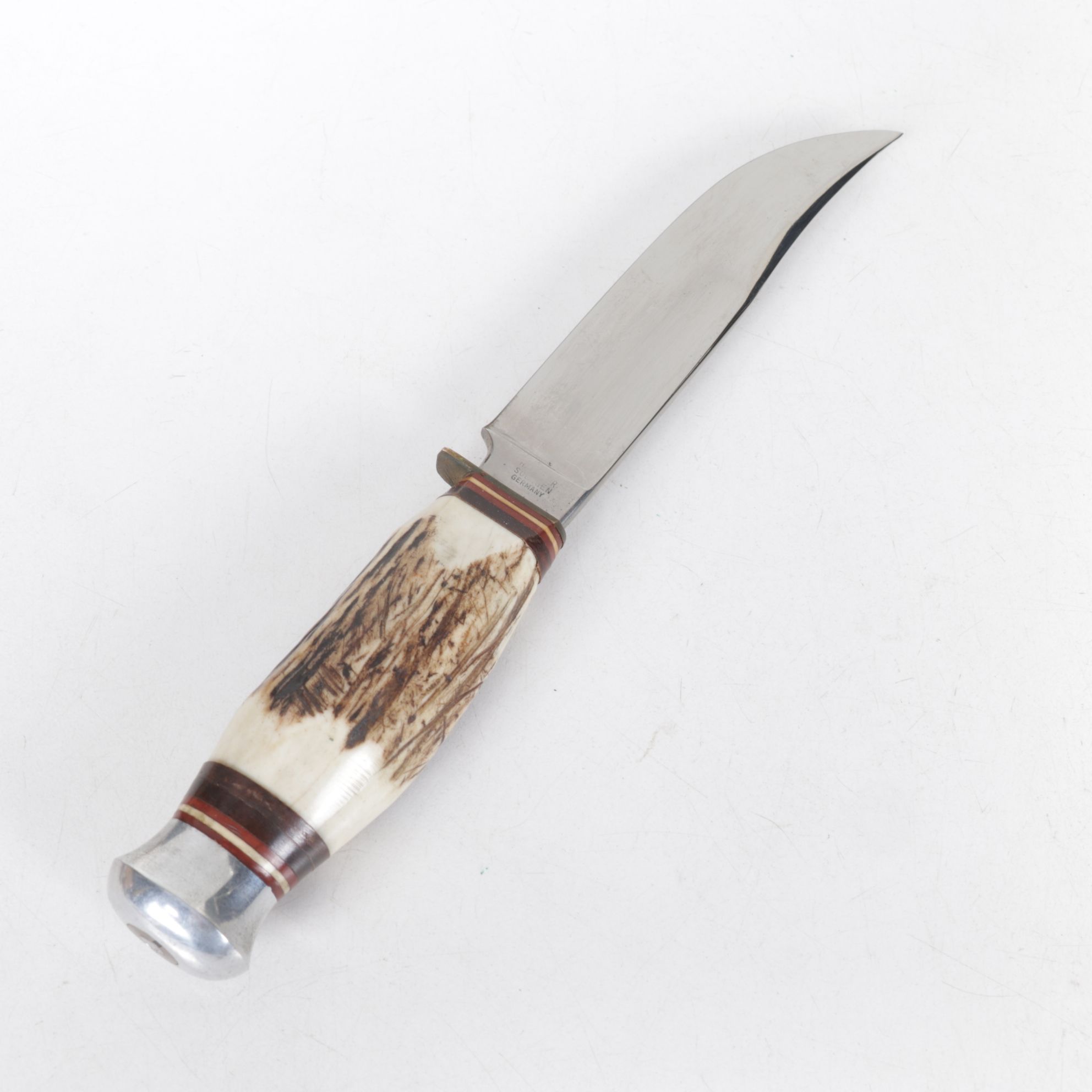 Henckels and Other German Fixed Blade Knives with Antler Handles