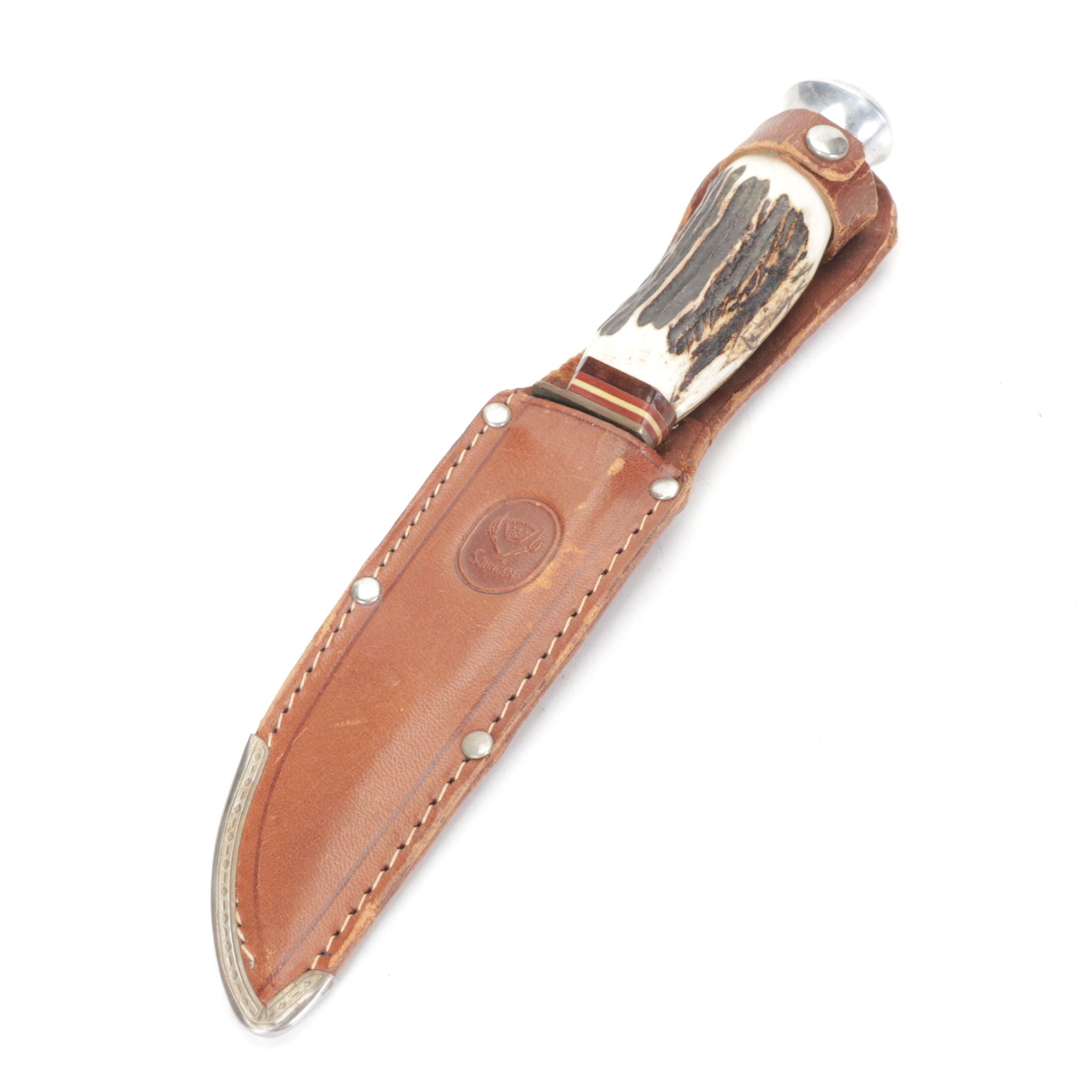 Henckels and Other German Fixed Blade Knives with Antler Handles