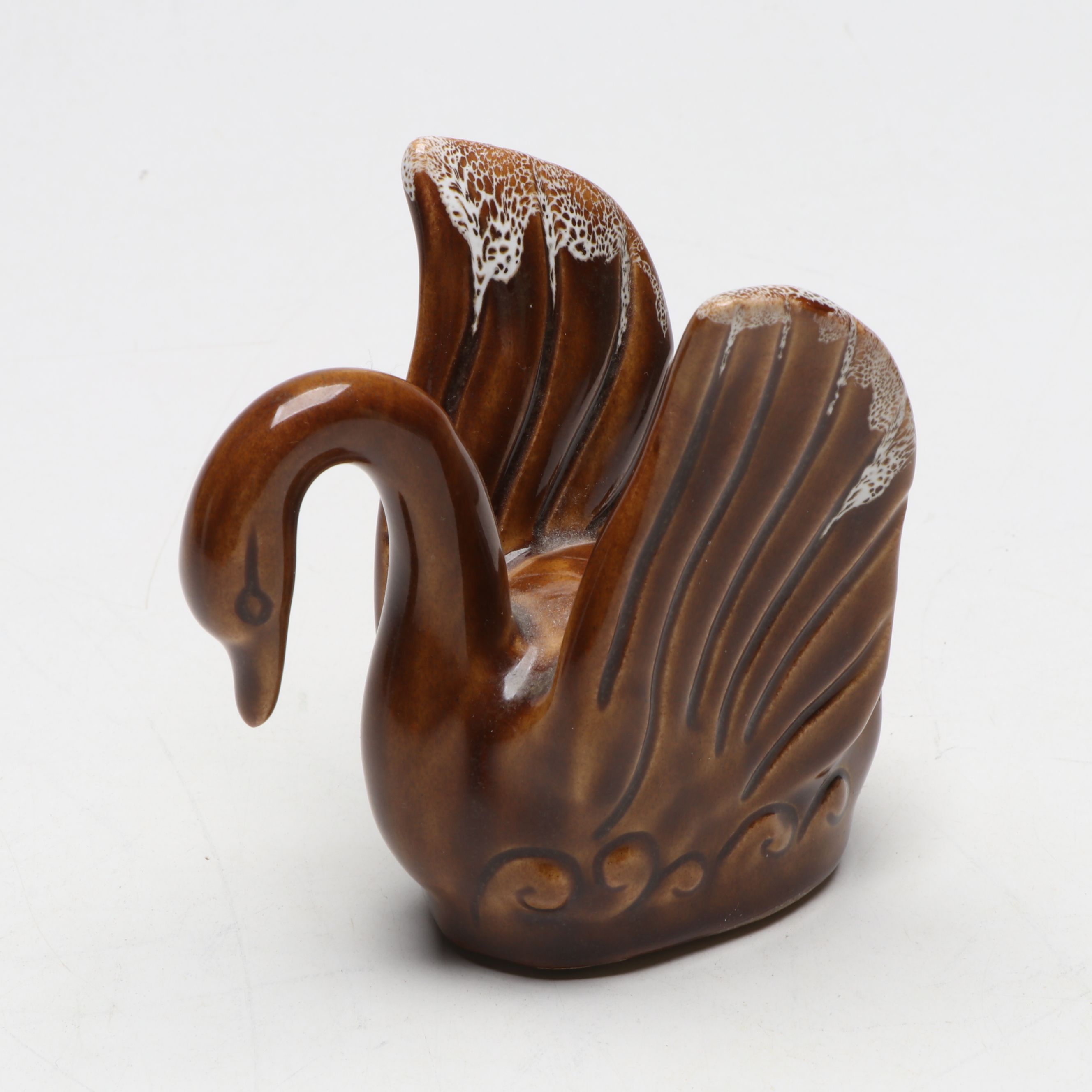 Van Briggle Pottery Mountain Crag Glaze Swan, Chinese Duck with Lotus, More