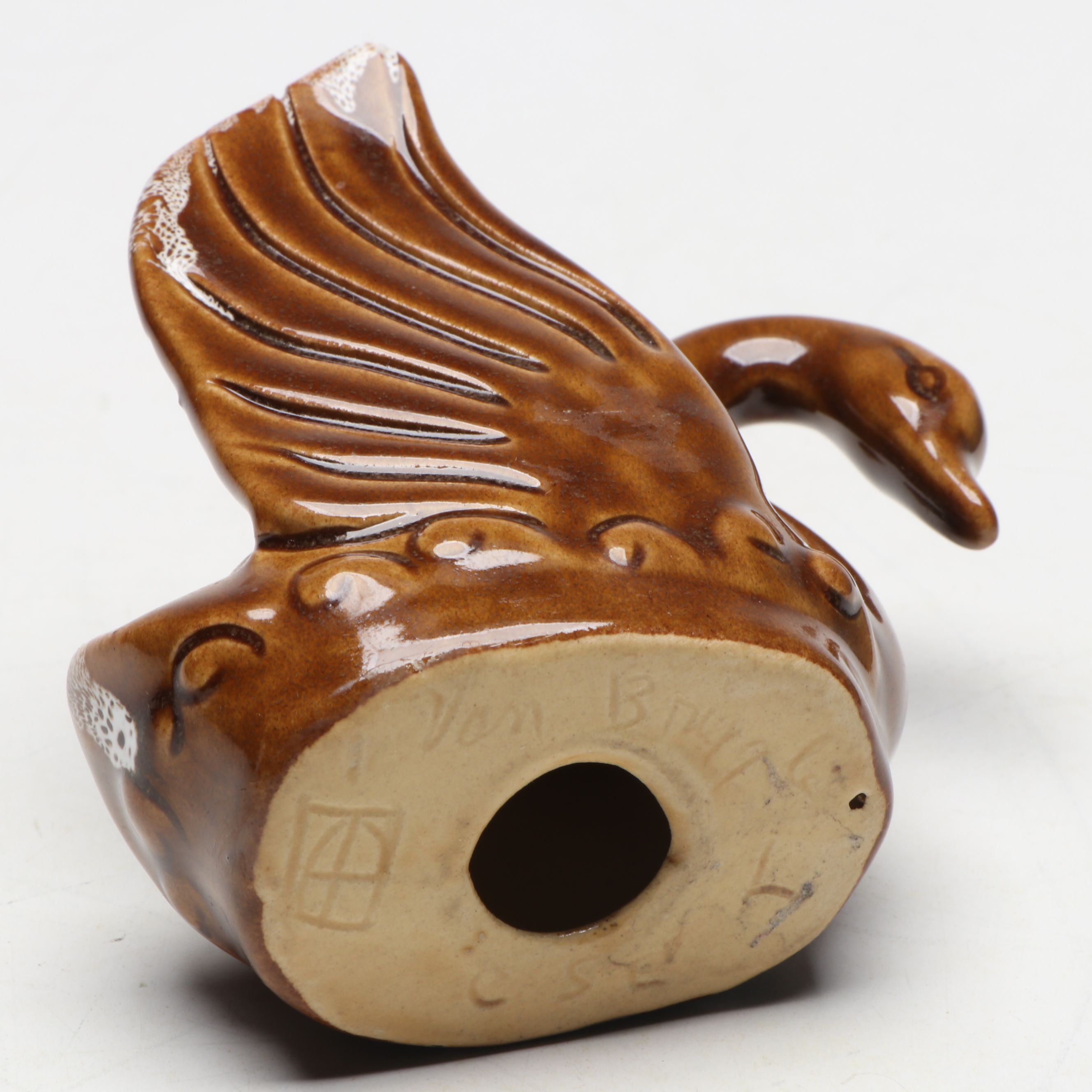 Van Briggle Pottery Mountain Crag Glaze Swan, Chinese Duck with Lotus, More