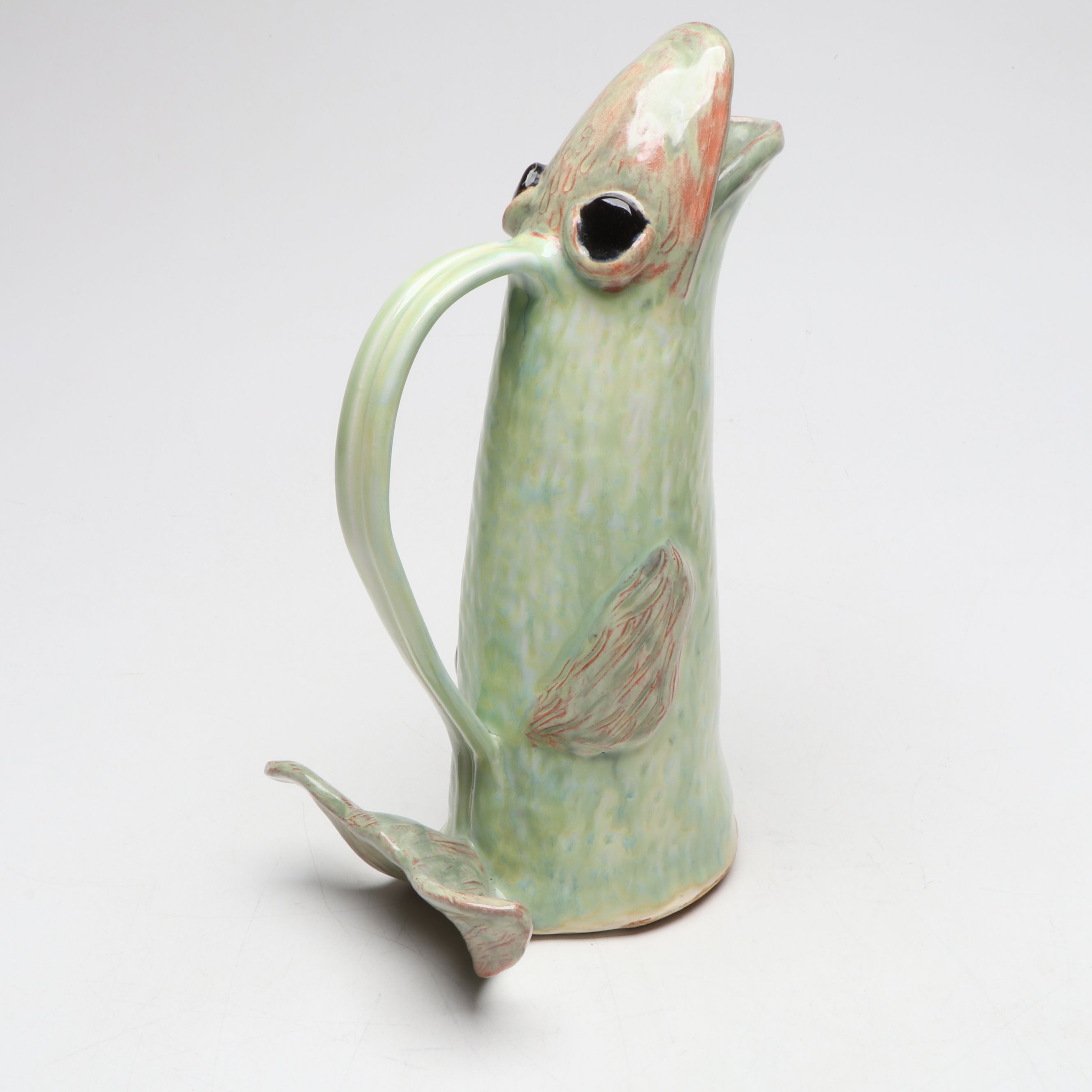 Van Briggle Pottery Mountain Crag Glaze Swan, Chinese Duck with Lotus, More