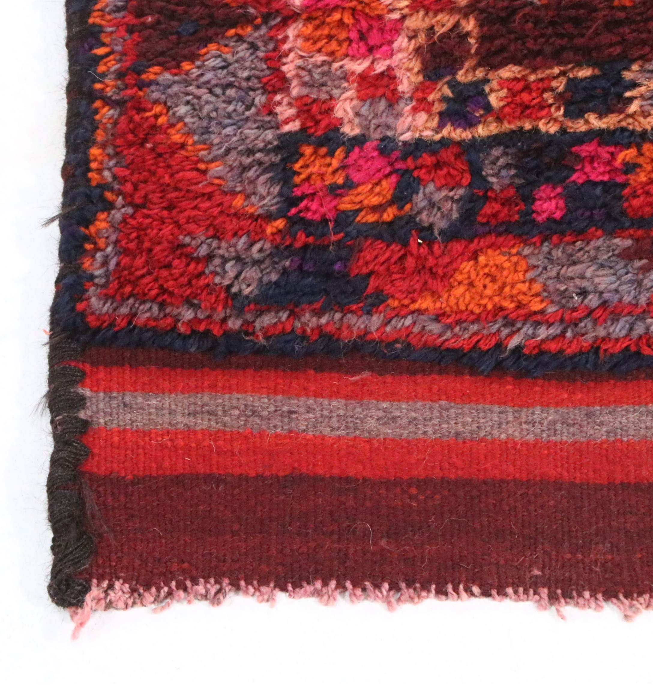 2'8 x 10'5 Hand-Knotted Turkish Village Carpet Runner