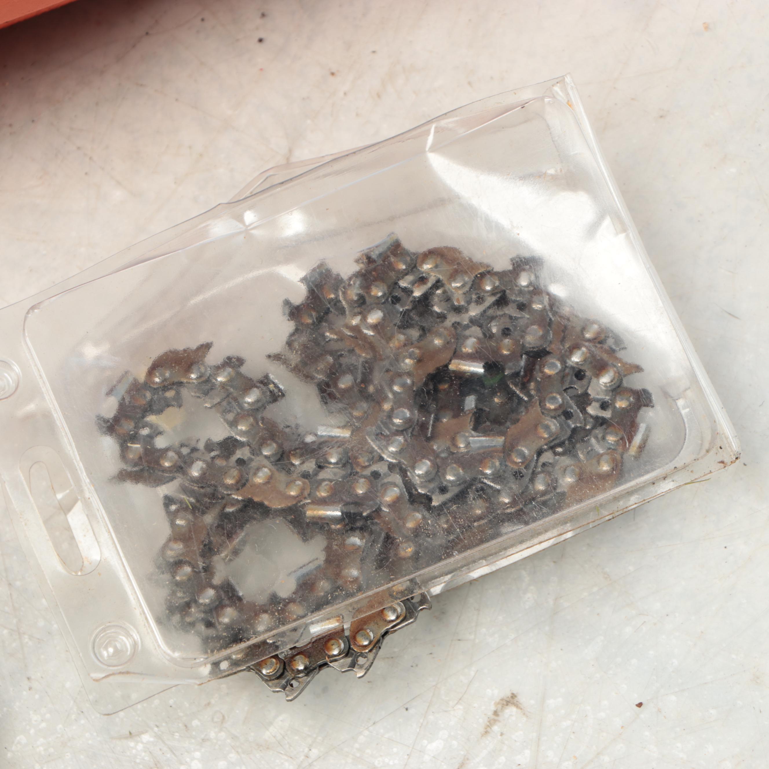 STIHL Chainsaw and Jackson Wheelbarrow