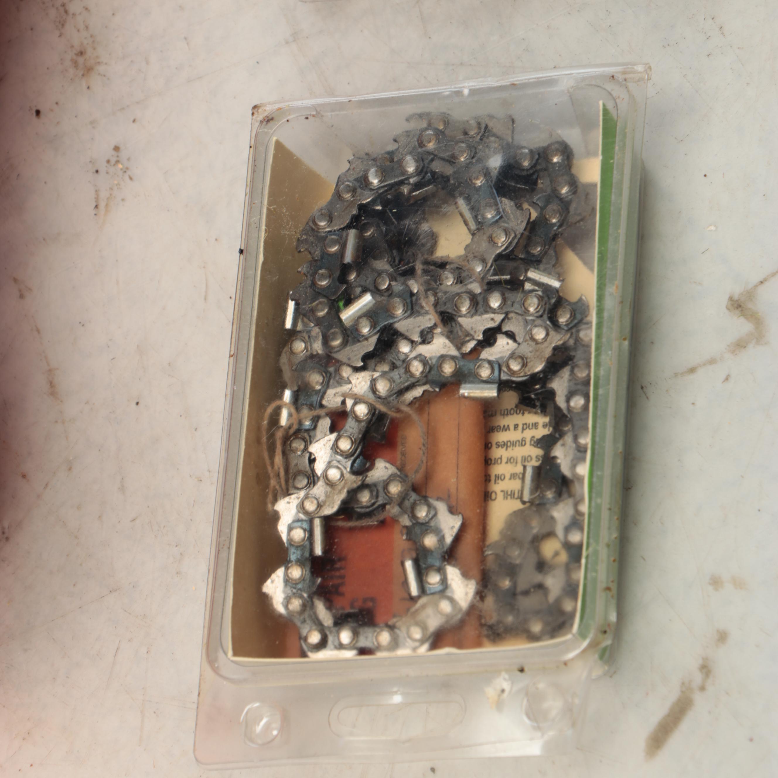 STIHL Chainsaw and Jackson Wheelbarrow