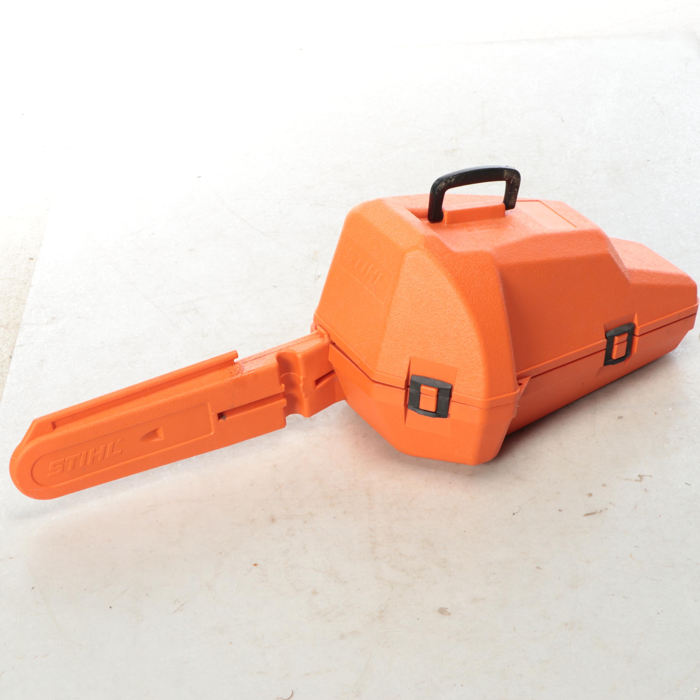 STIHL Chainsaw and Jackson Wheelbarrow