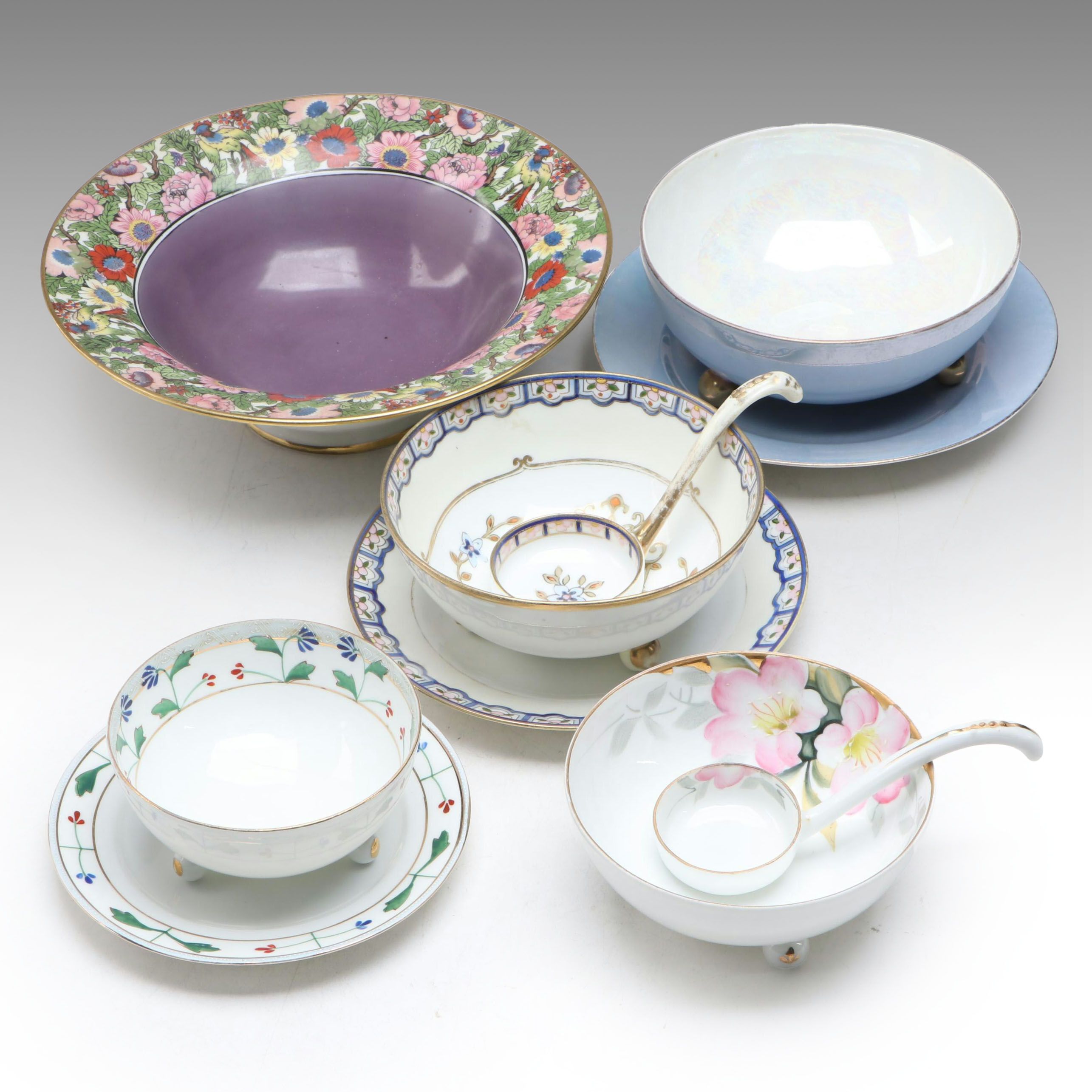 Nippon with Porcelain Mayonnaise and Other Bowls