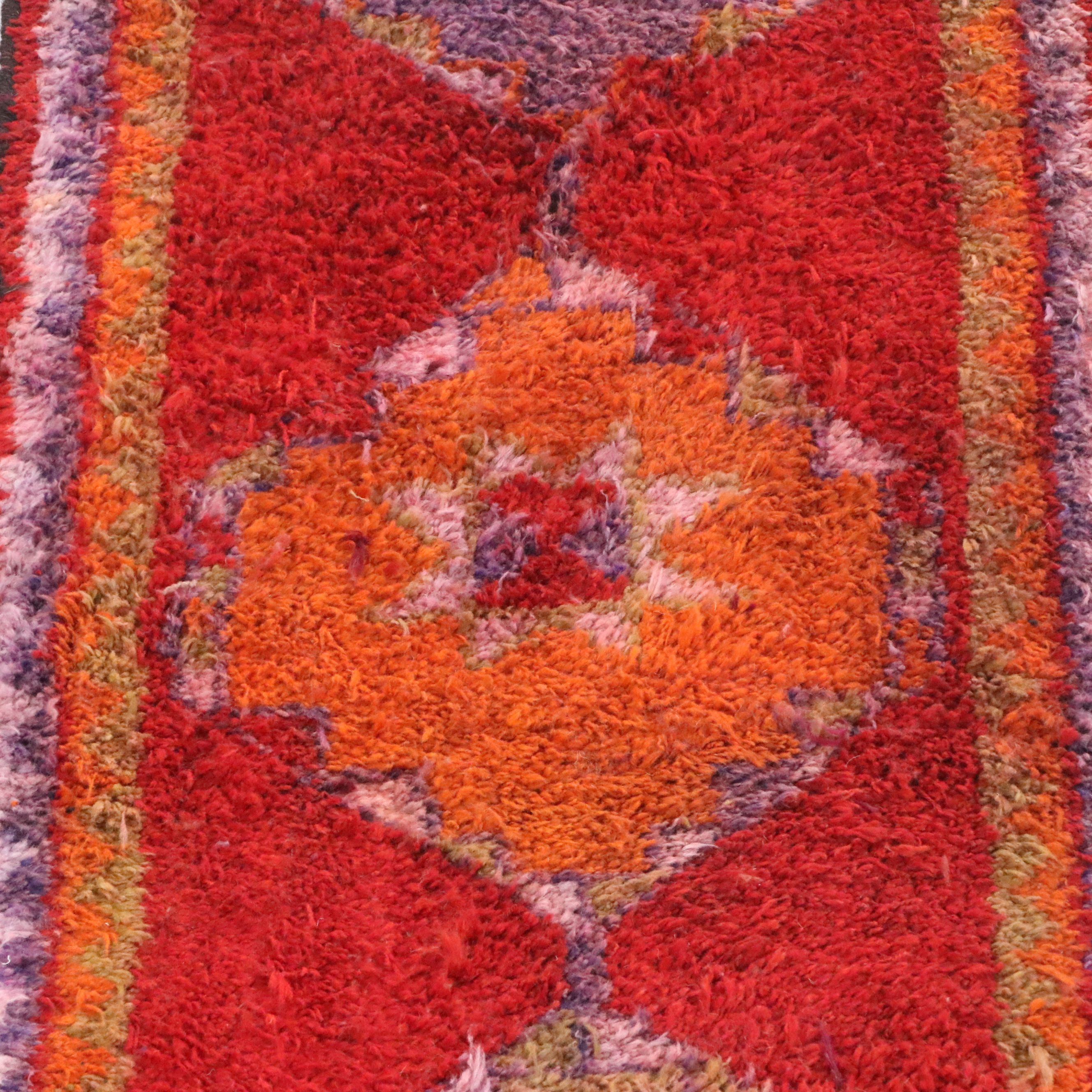 3'1 x 11'2 Hand-Knotted Turkish Village Long Rug