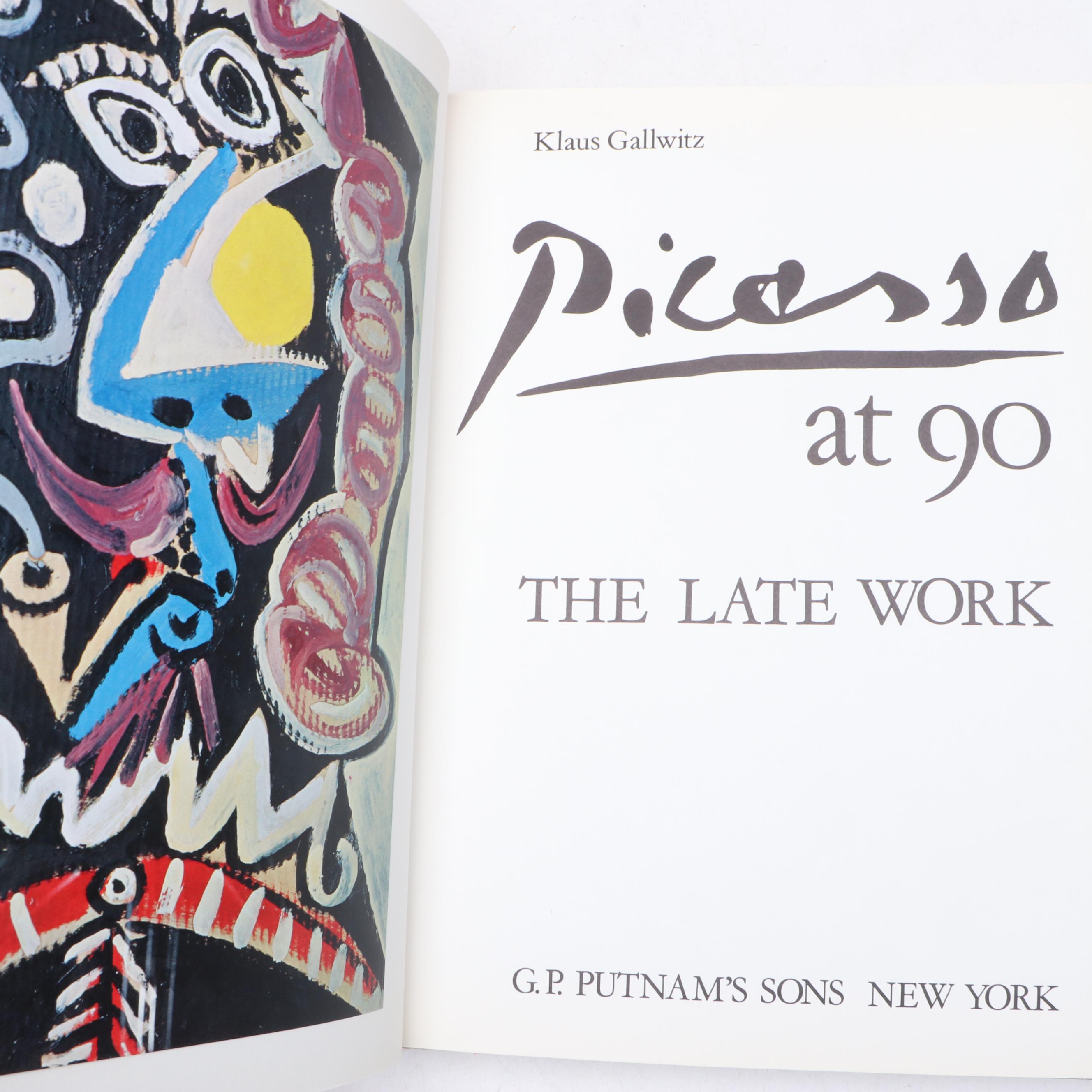 First American Edition "Picasso at 90: The Late Work" and More Picasso Books