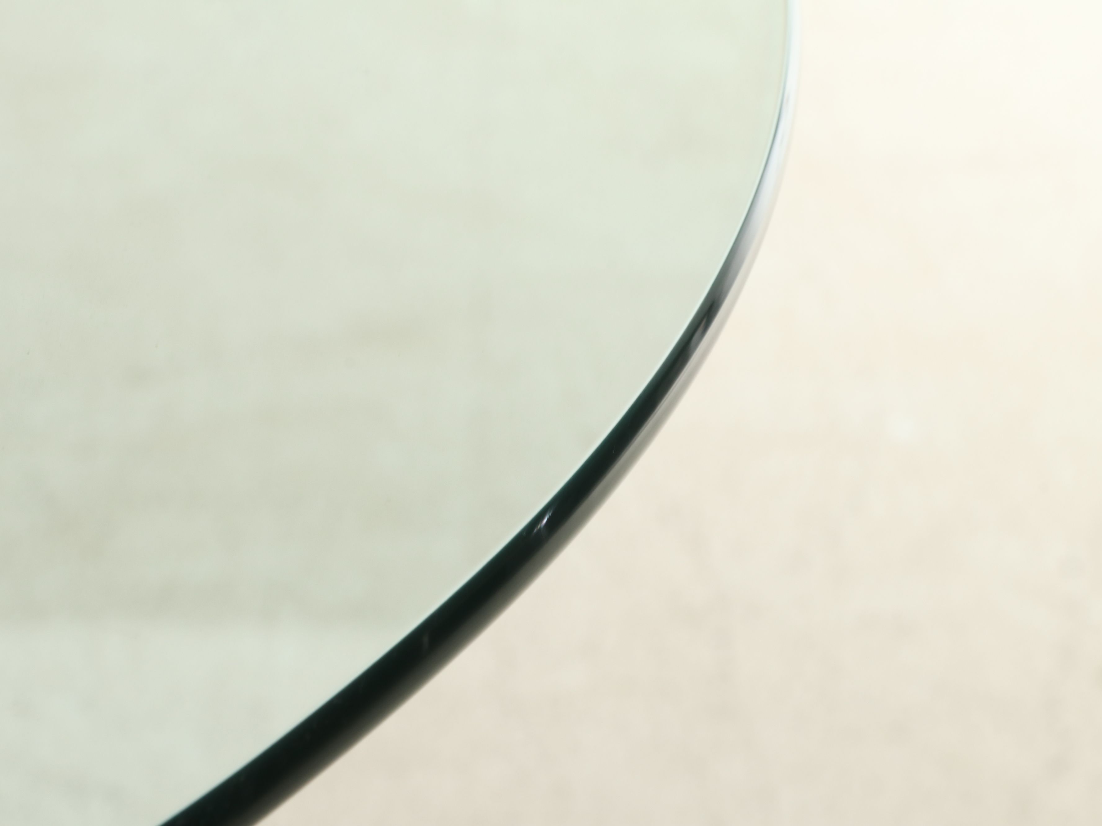 Five Piece Contemporary Dining Set with Glass Top Pedestal Table