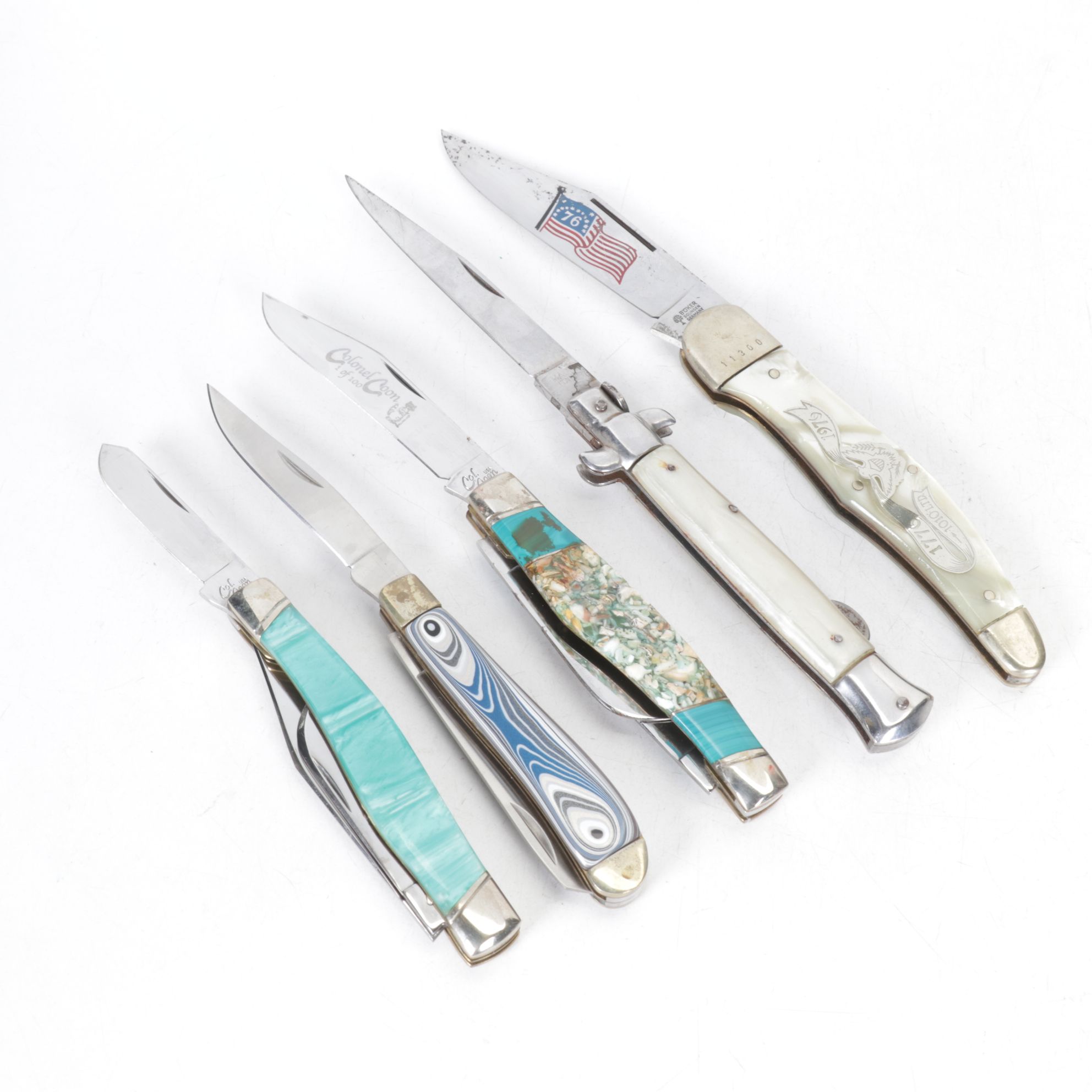 Five Folding Knives from Boker, Solingen and More