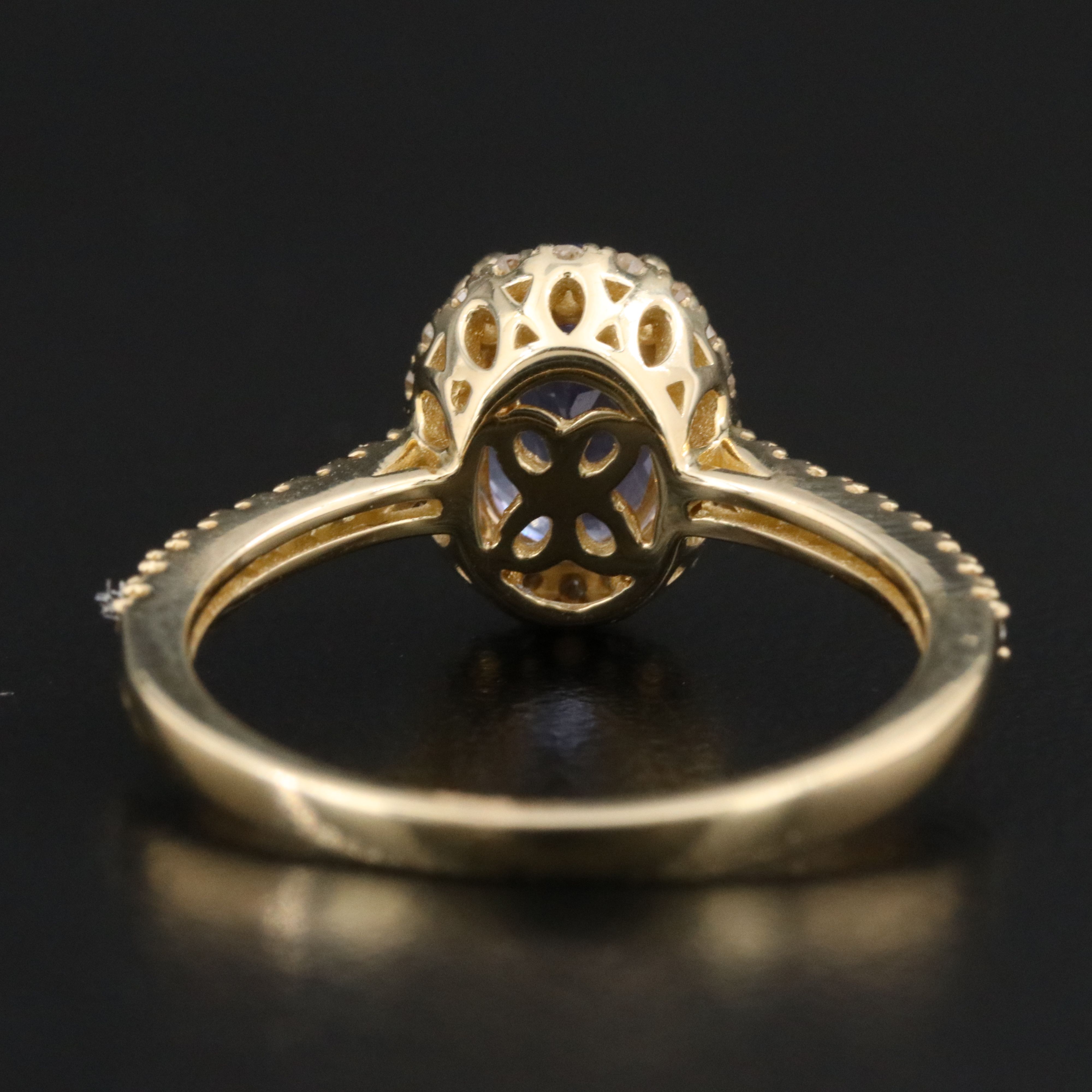 14K Tanzanite and Diamond Ring