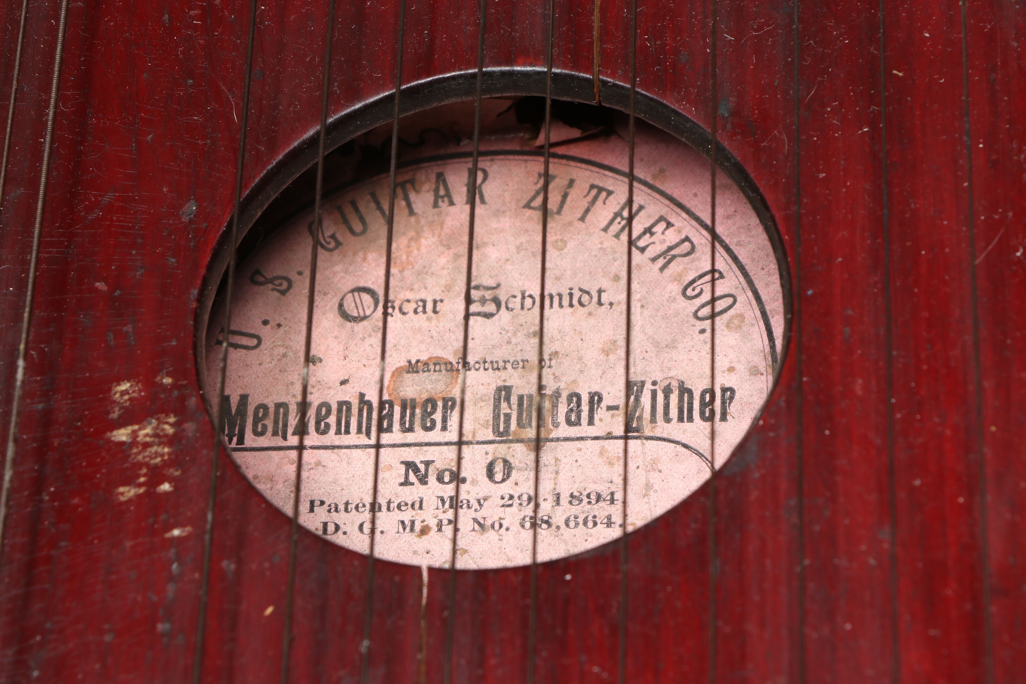 Menzenhauer Guitar-Zither