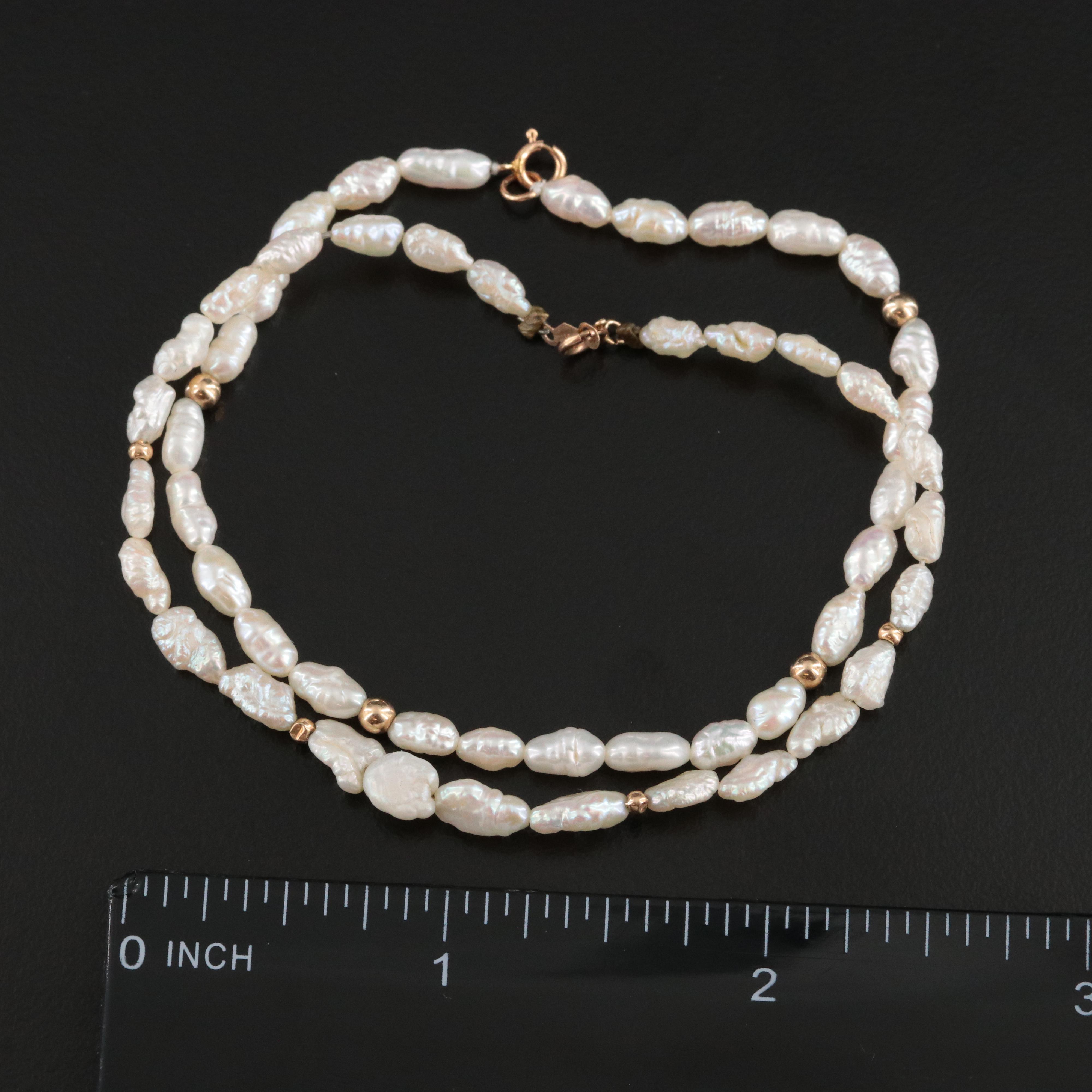 14K Pearl Bracelets